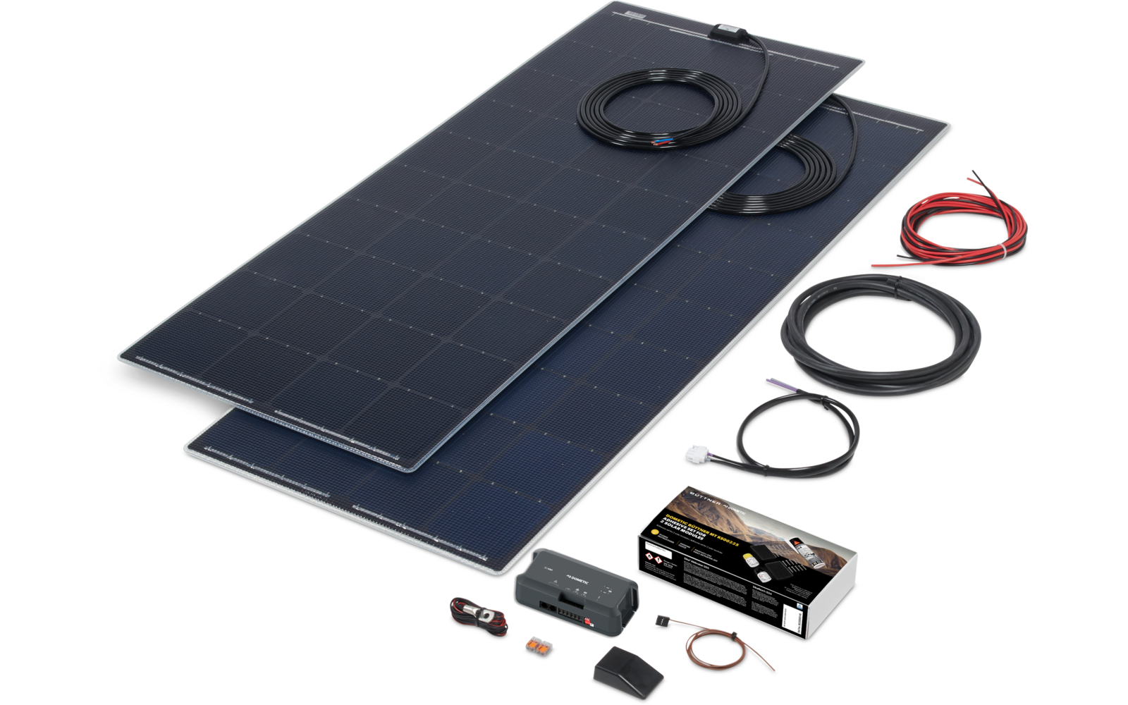 Büttner Elektronik Flat Light MT 120 FL Solaranlagen Komplettset ultraflach 1 Modul 120 Wp