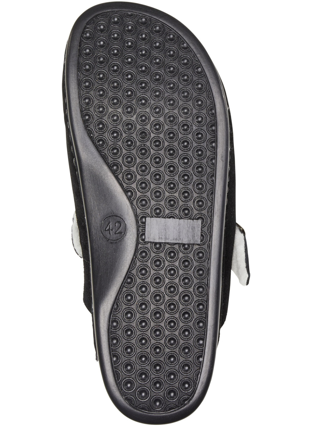Pantoffel aus weichem Veloursleder