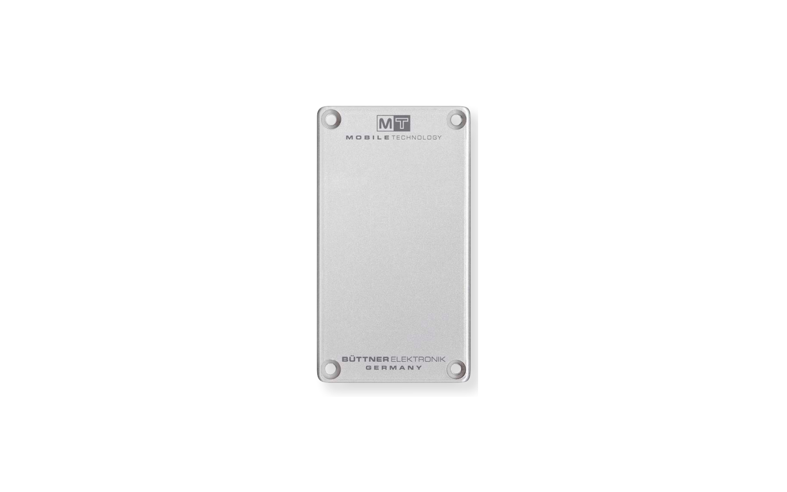 Büttner Elektronik MT Frontblende / Frontplatte silber