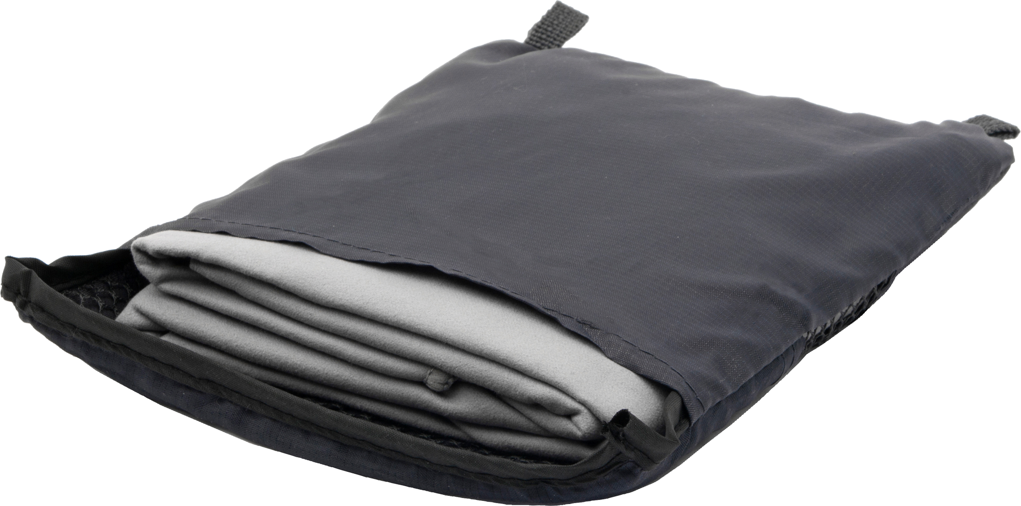 BasicNature Handtuch Velour 60 x 120 cm blau