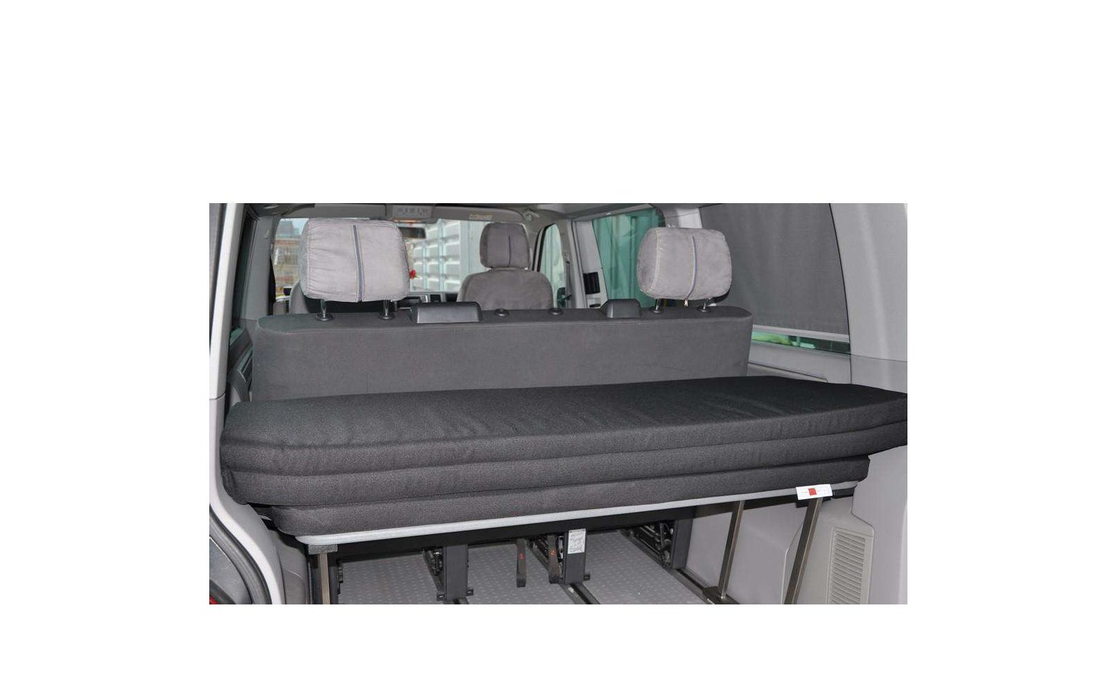 BusBoxx Konsole klappbar Gasdruckdämpfer T5 / T6 Multiflexboard