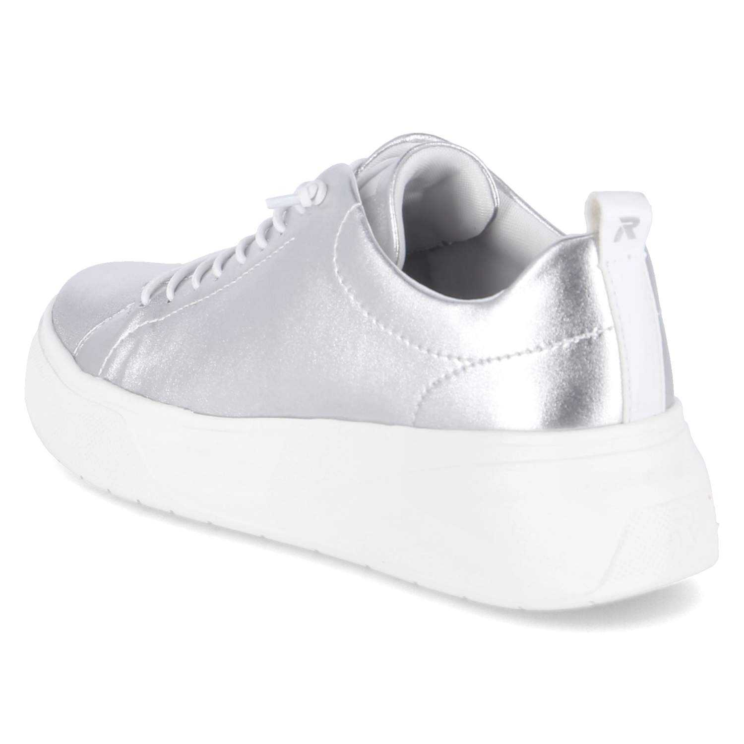 Rieker Low Sneaker - silber/platin