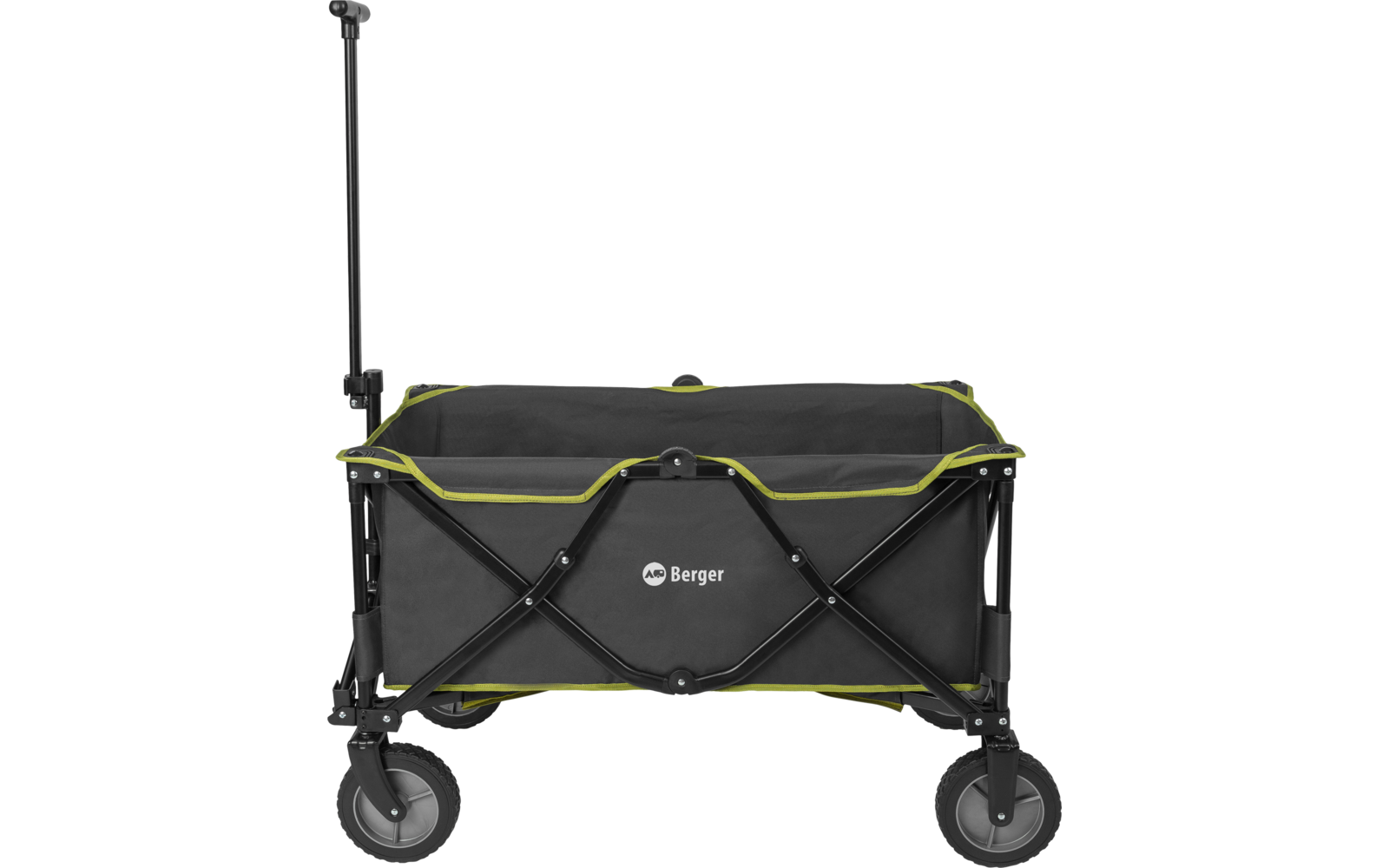 Berger Bollerwagen Blau Set 2-teilig mit passendem Sonnendach