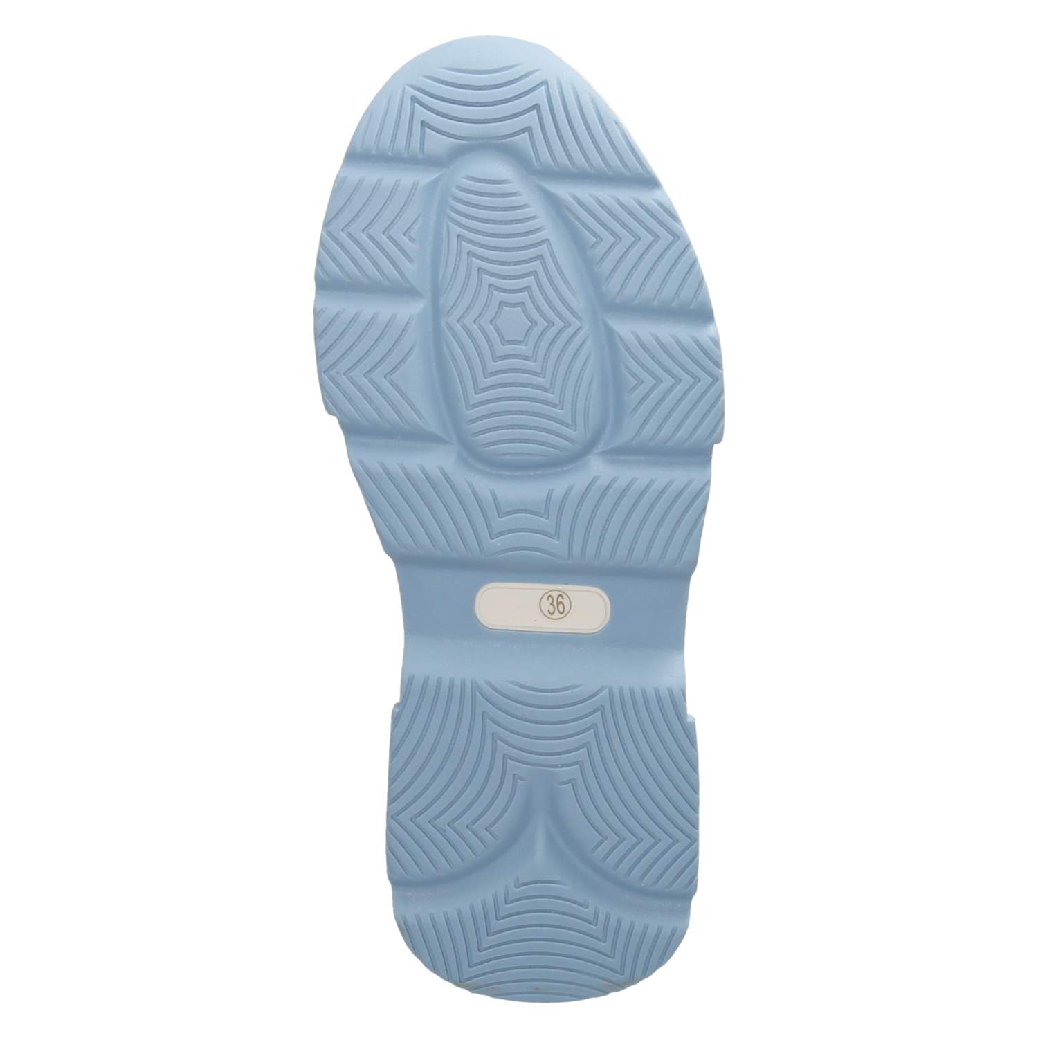 La Strada Low Sneaker - lt blue white