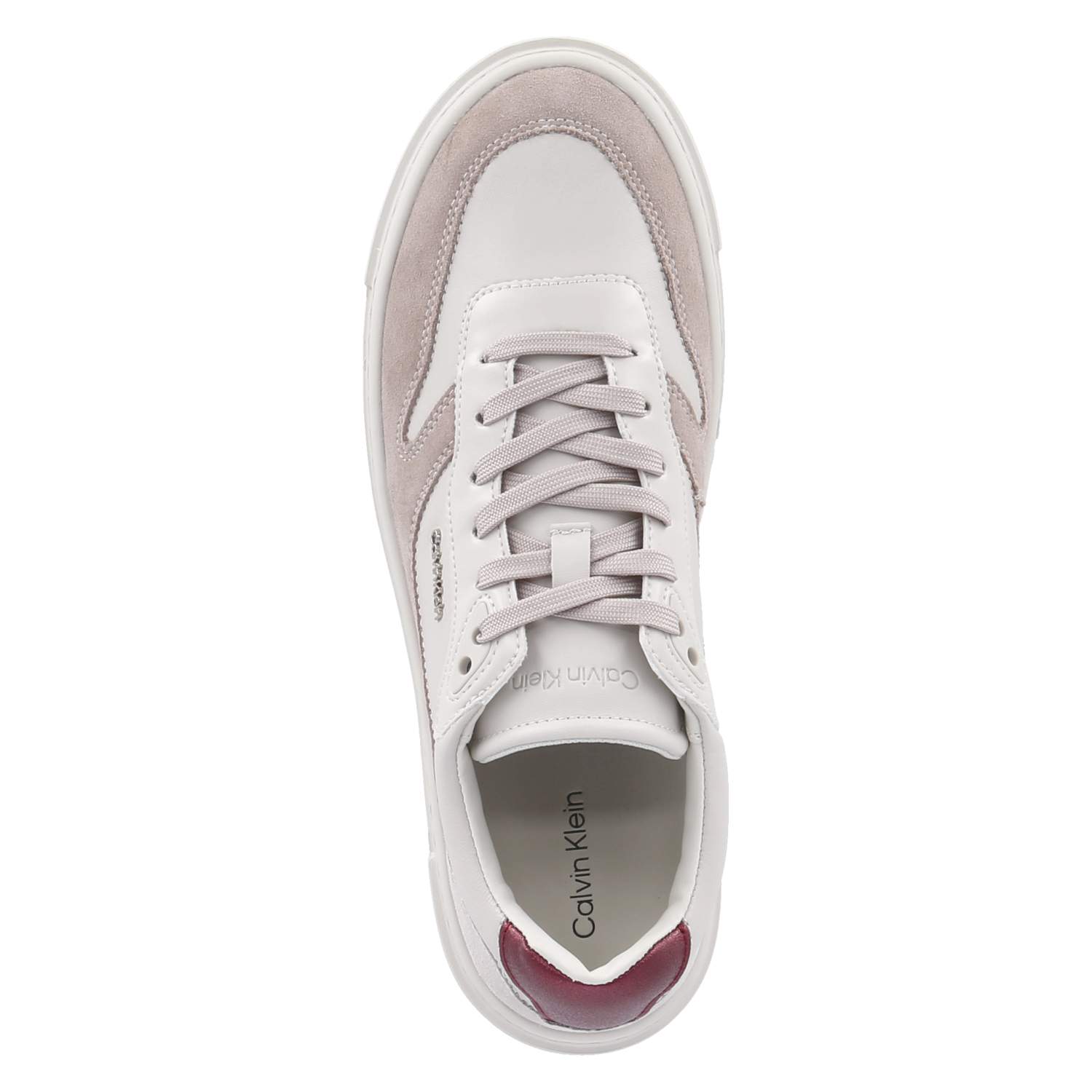 Calvin Klein Low Sneaker CUPSOLE LACE UP - dk ecru