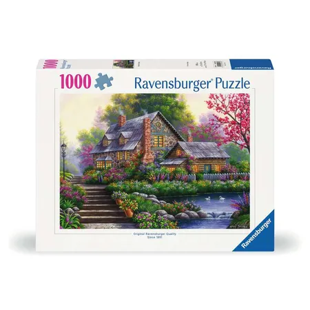 Ravensburger Puzzle - Romantisches Cottage, 1000 Teile