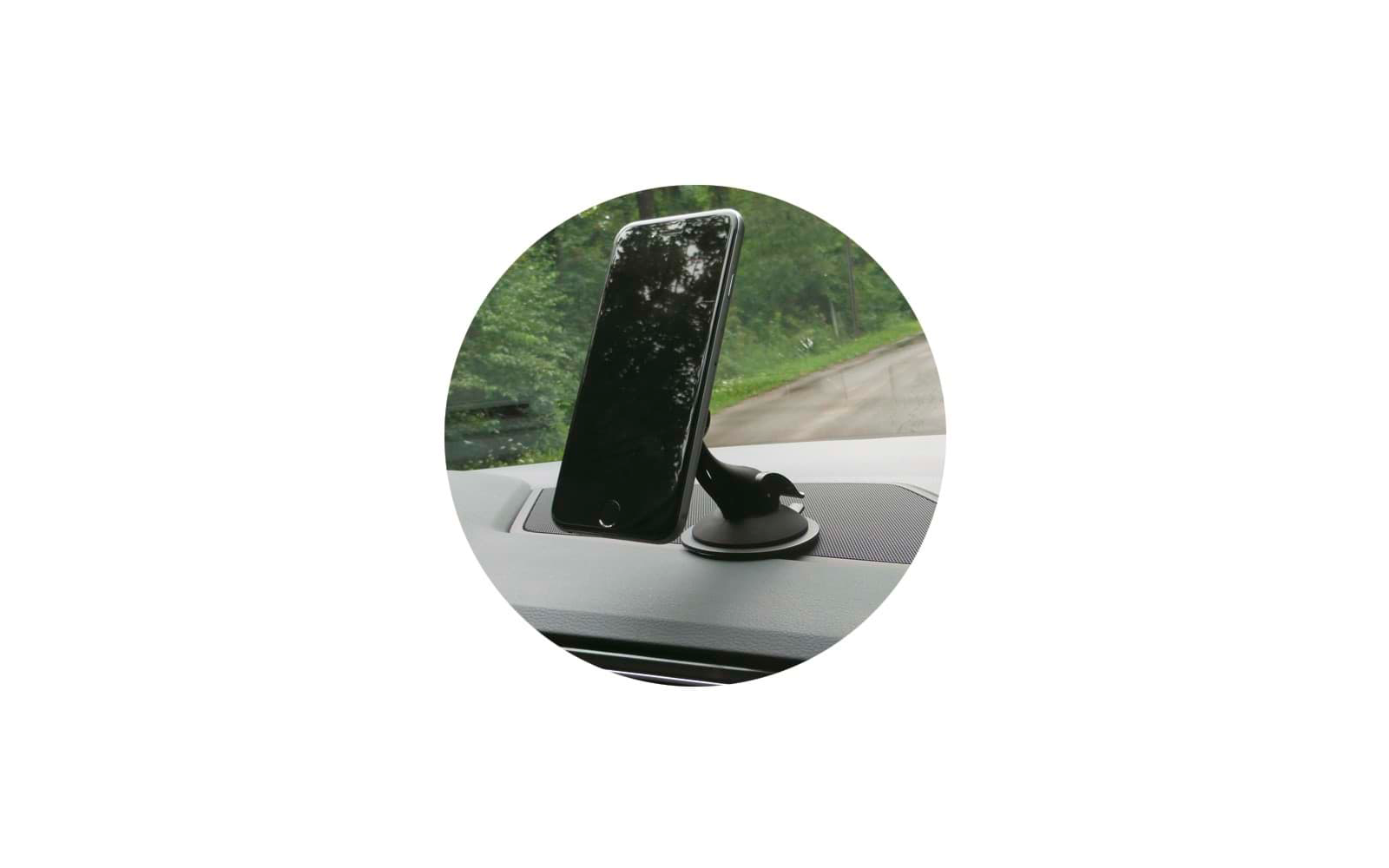 2GO Desk Mag Universal Magnethalter schwarz