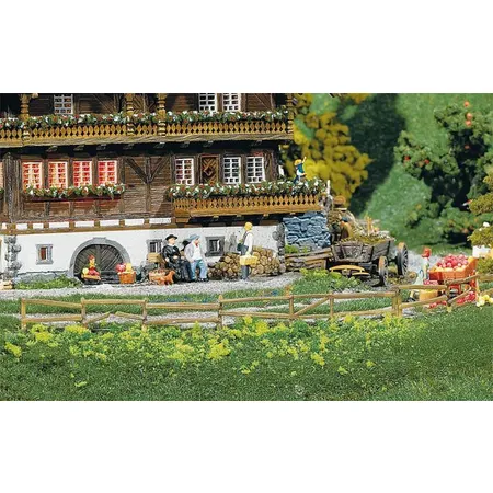 FALLER - 4 Garten- und Feldzäune, 2360 mm