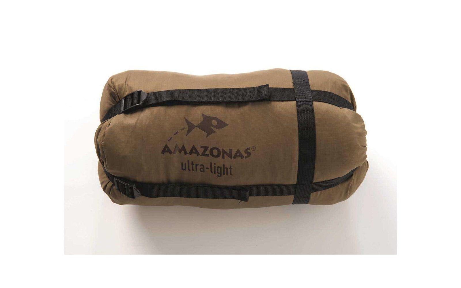 Amazonas 2in1 Hängematte Underquilt-Poncho braun