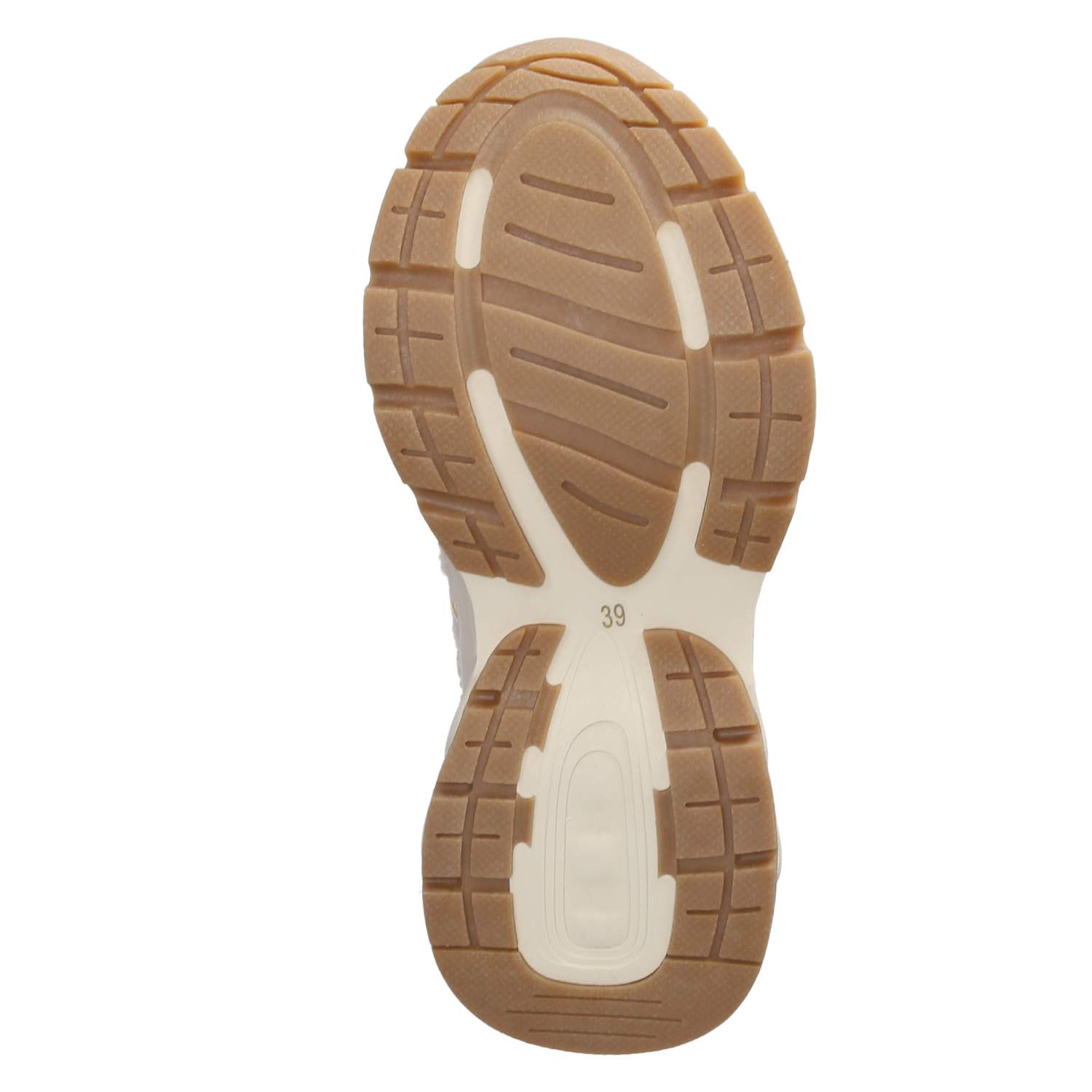 La Strada Sneaker - taupe/white