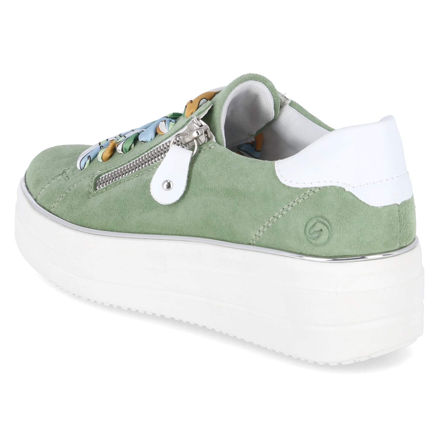 Remonte Low Sneaker - grün kombi