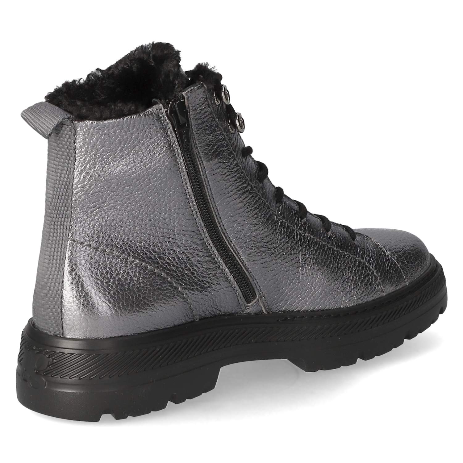 Paul Green Schnürstiefeletten - grau