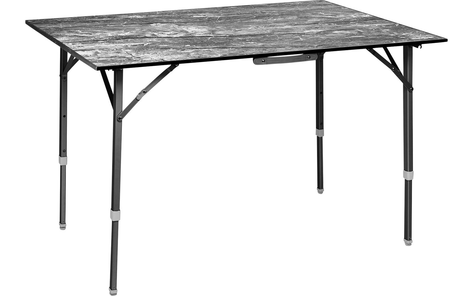 Brunner Campingtisch Elù Duplit klappbar / höhenverstellbar mit Aluminiumgestell 110 x 75 cm