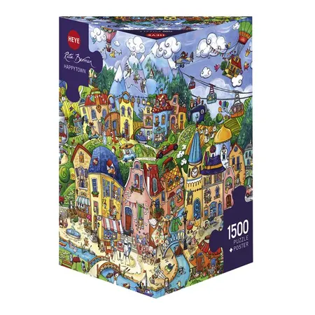 Heye Puzzle - Happytown, Berman, 1500 Teile