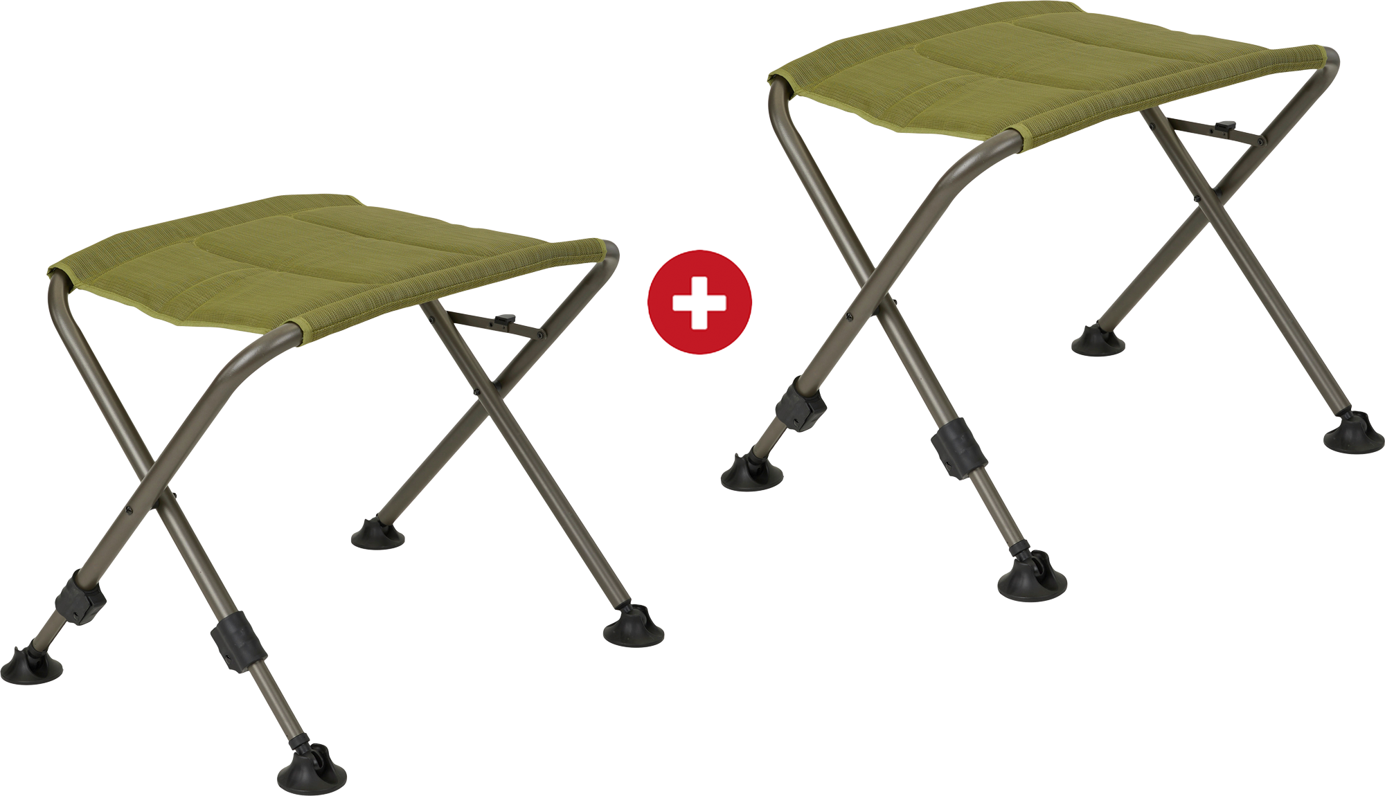 Berger Slimline Beinauflagen 2er Set olive