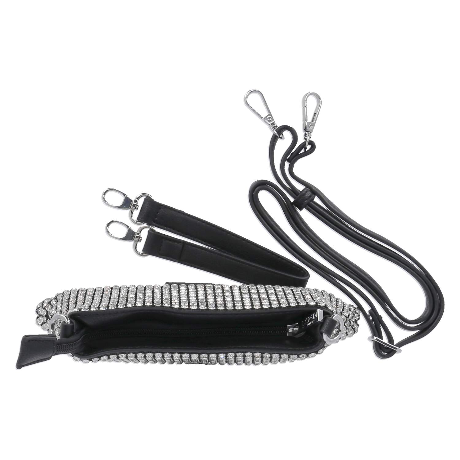 L.CREDI Abendtasche OLIVIENNE - silber