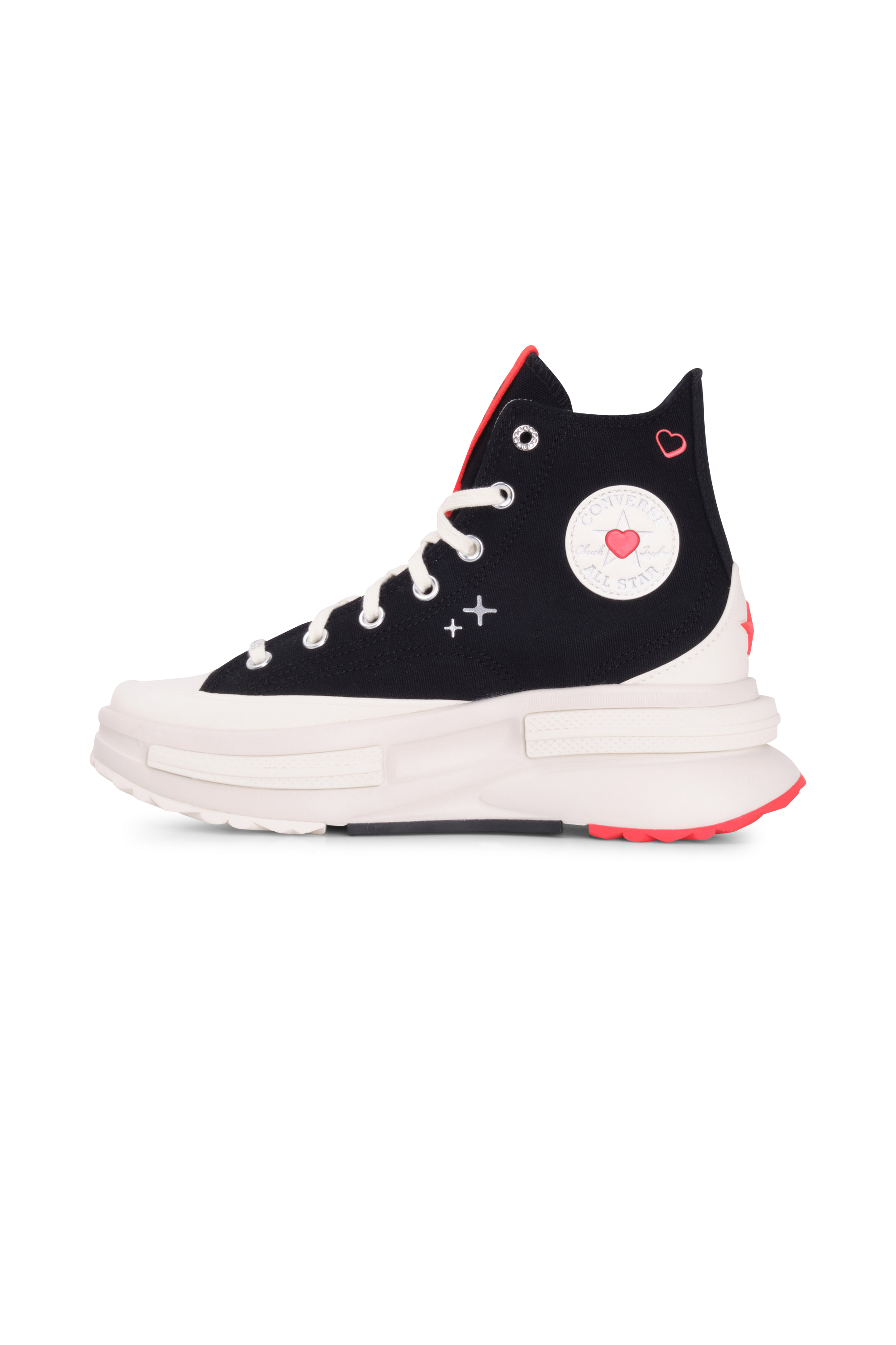 CONVERSE Baskets montantes RUN STAR LEGACY CX PLATFORM Y2K HEART Noir
