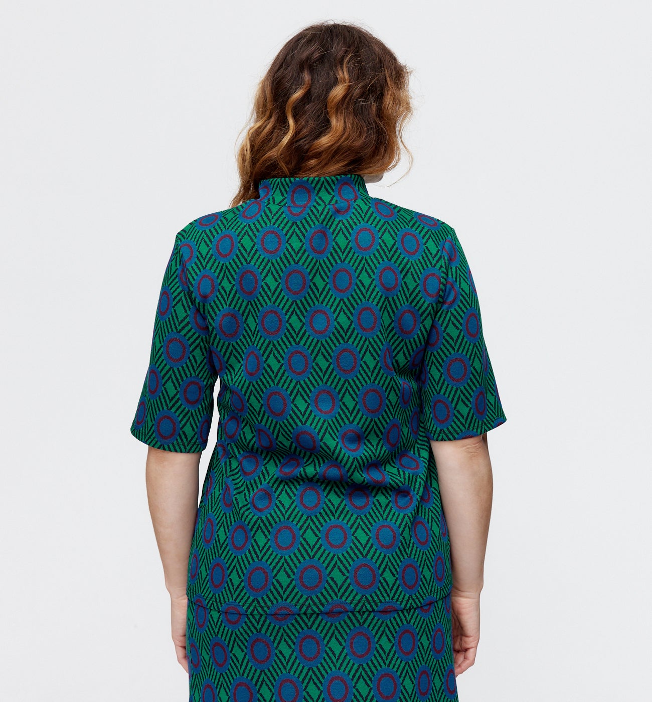 Top manches courtes Femme - Imprimé vert