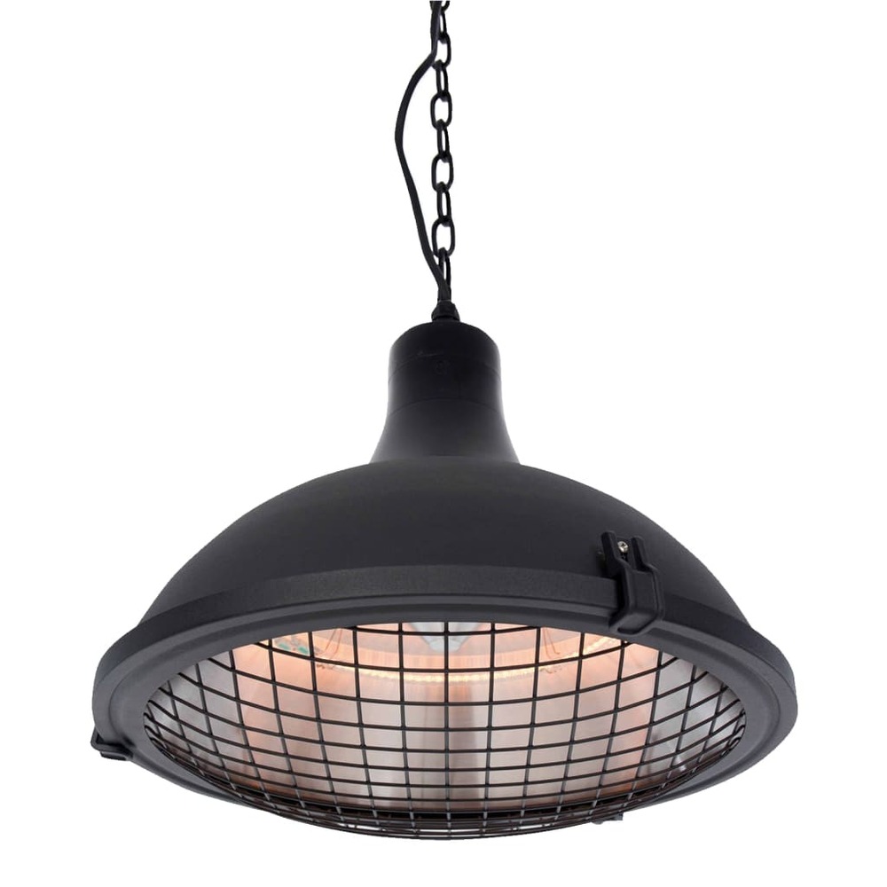 Chauffage suspendu indus ii 2100 w halogène noir