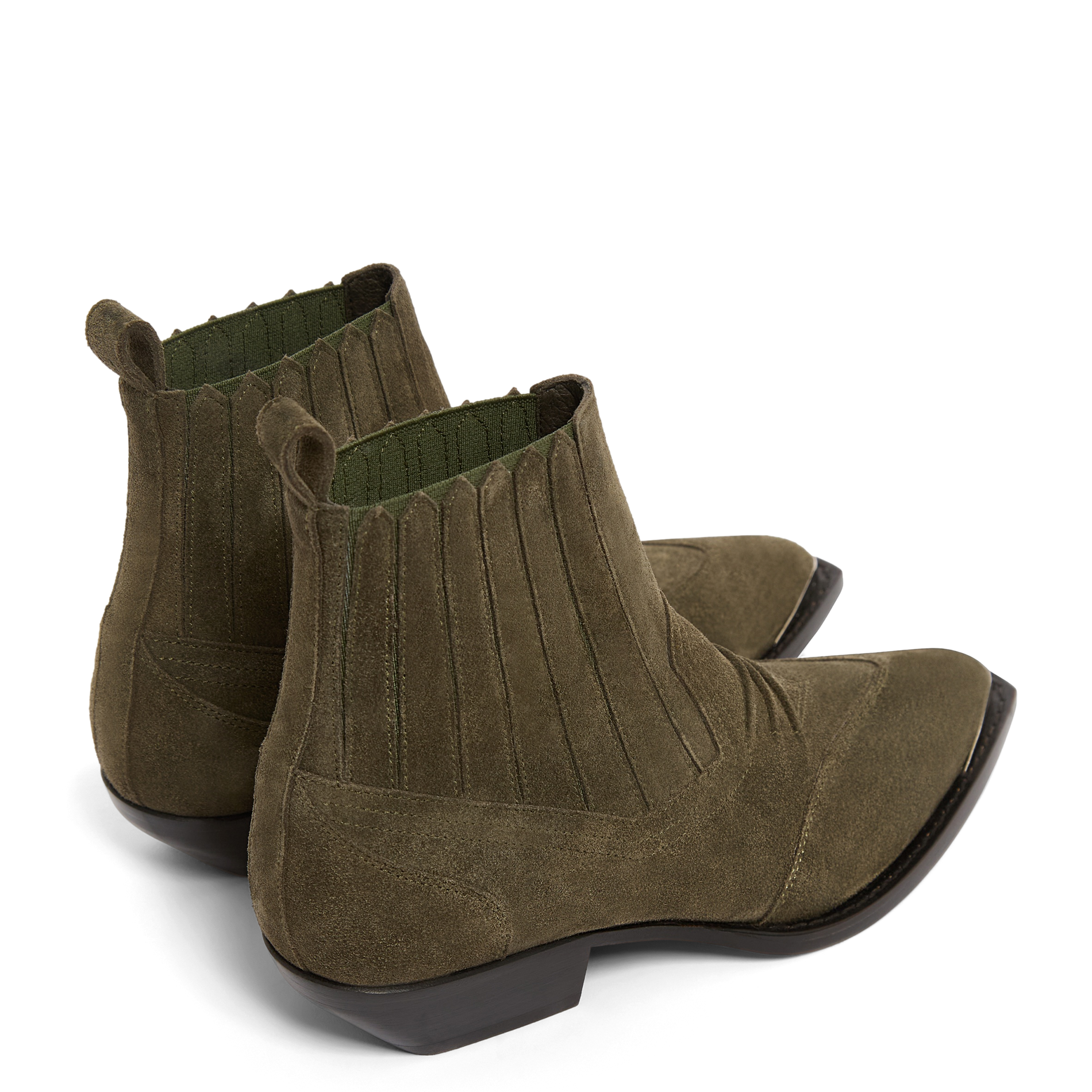 GEORGIA - Bottines en cuir | Vert