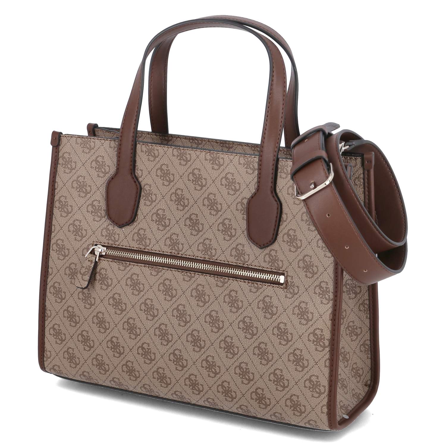Guess Handtasche IZZY - latte logo brown