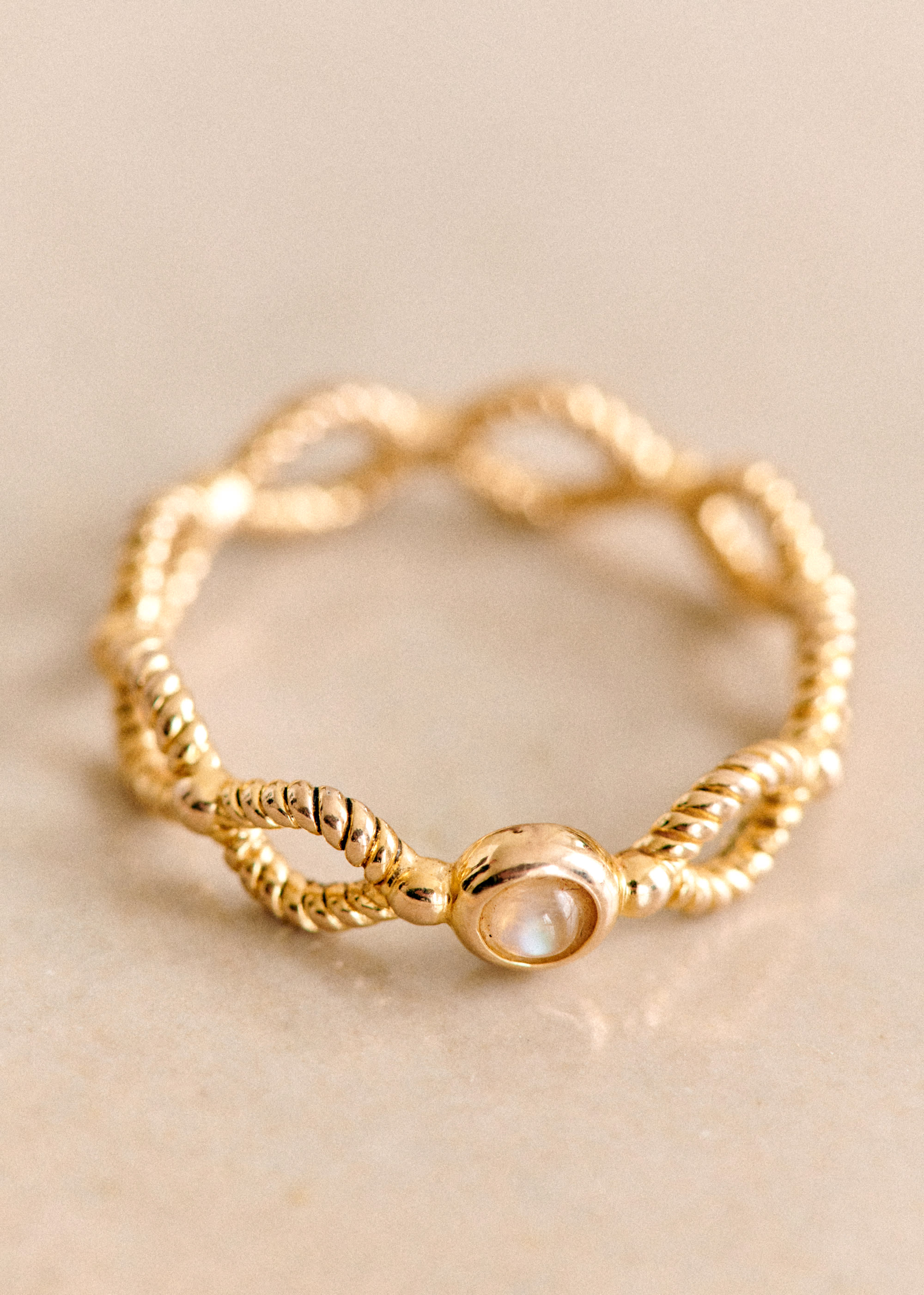 Bague Constance - Ecru doré - E-SHOP/BIJOUX Bracelets & Bagues 5905865