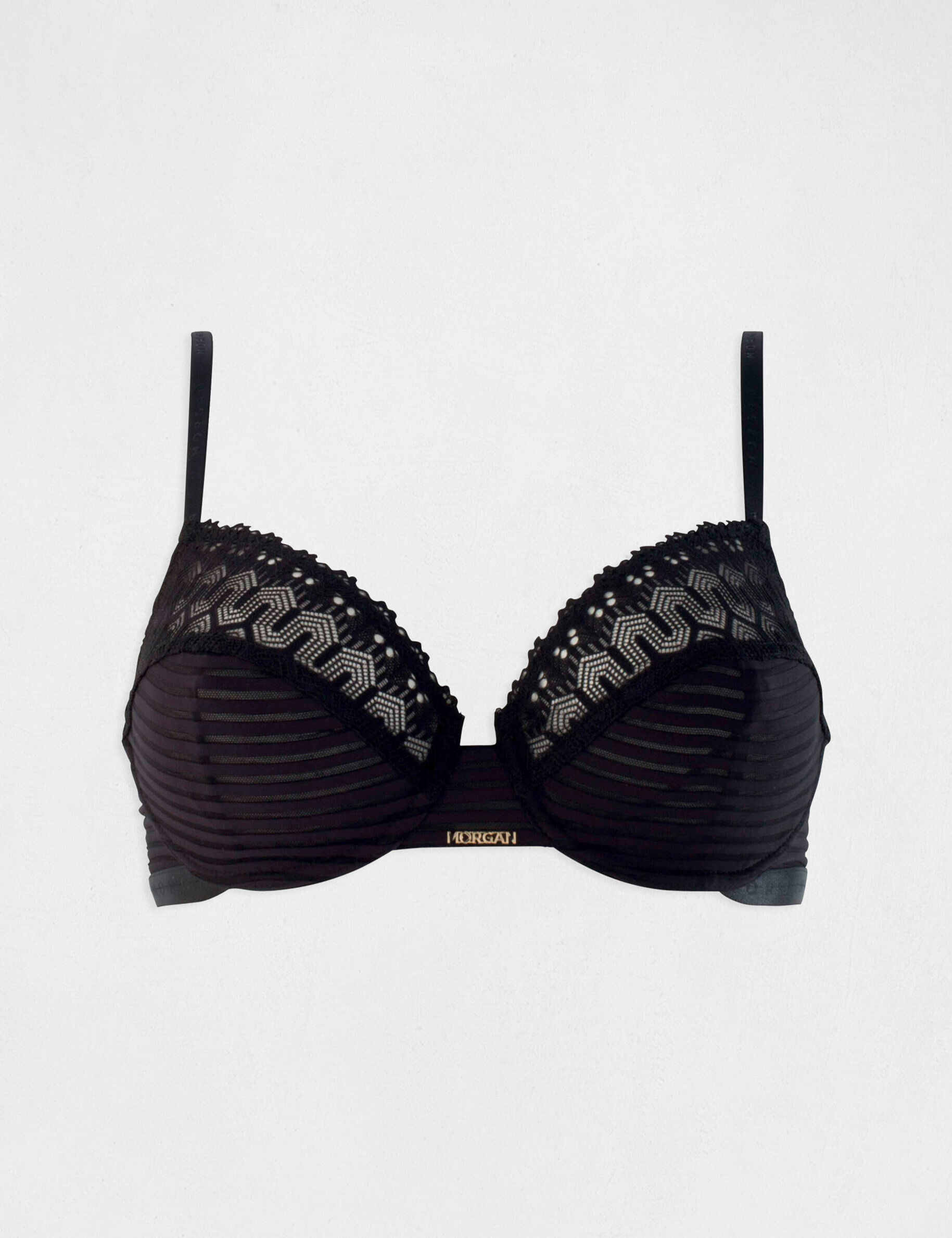 Soutien-gorge armatures noir femme - noir