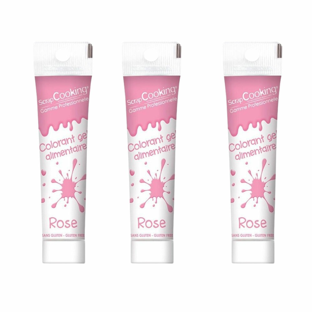 Gel colorant alimentaire rose 60 g