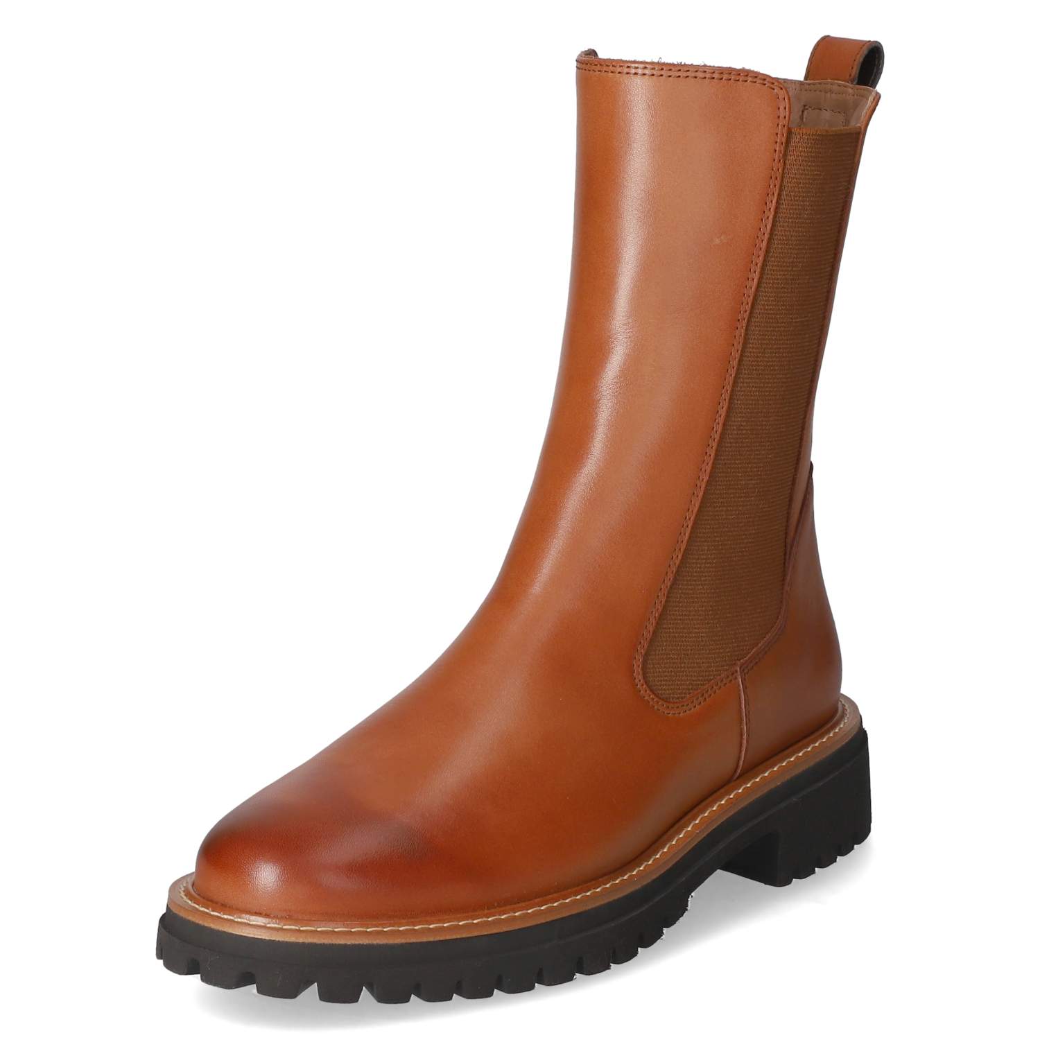 Paul Green Stiefeletten - cognac