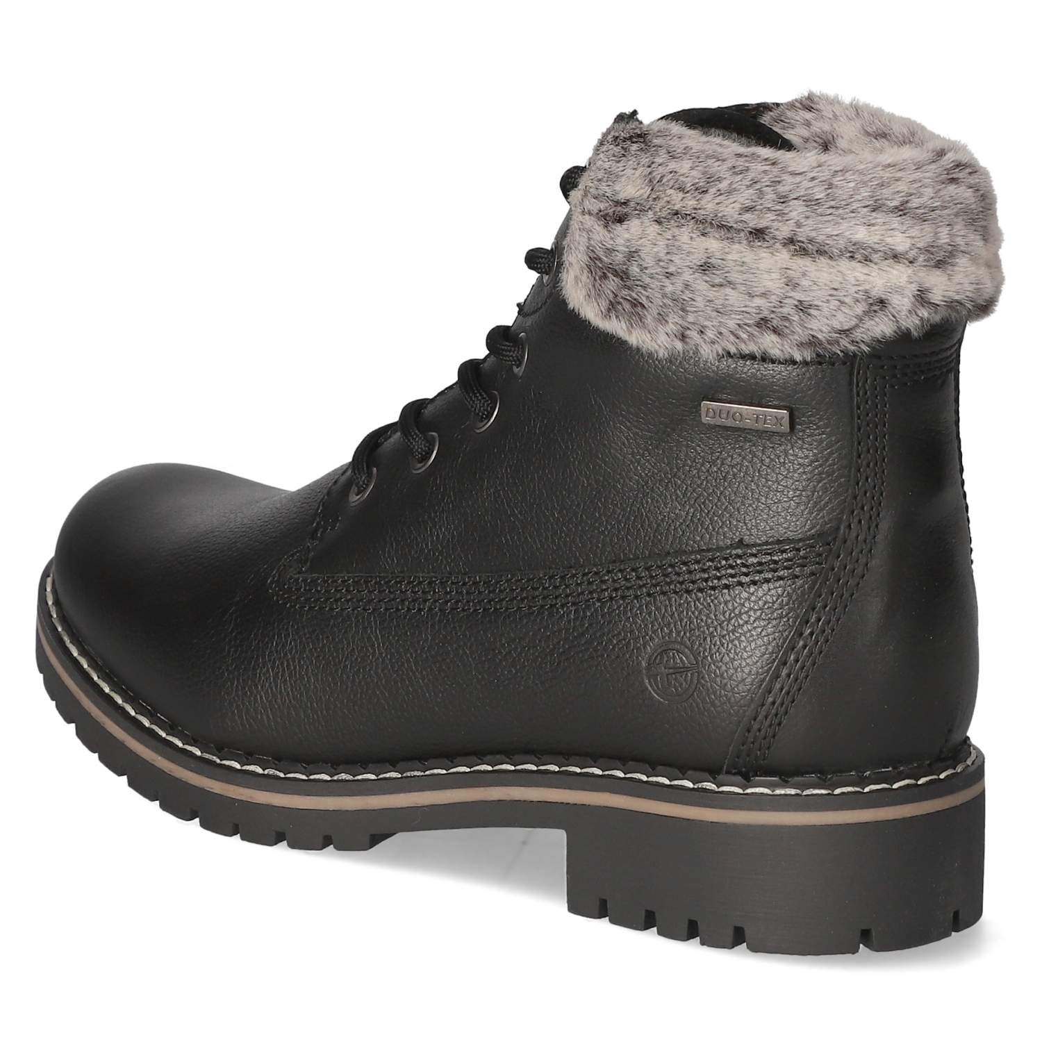 Tamaris Schnürstiefeletten - black leather