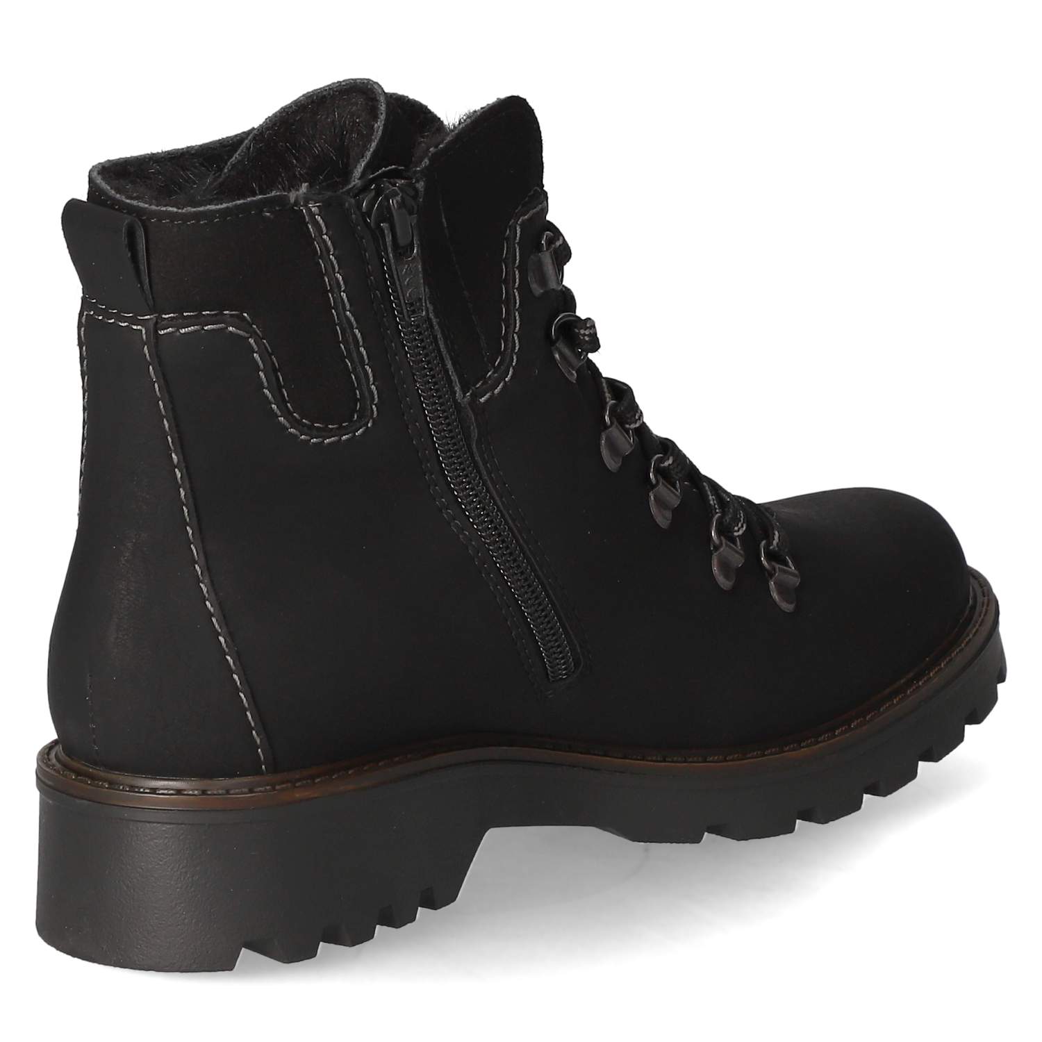 Rieker Schnürstiefeletten - schwarz