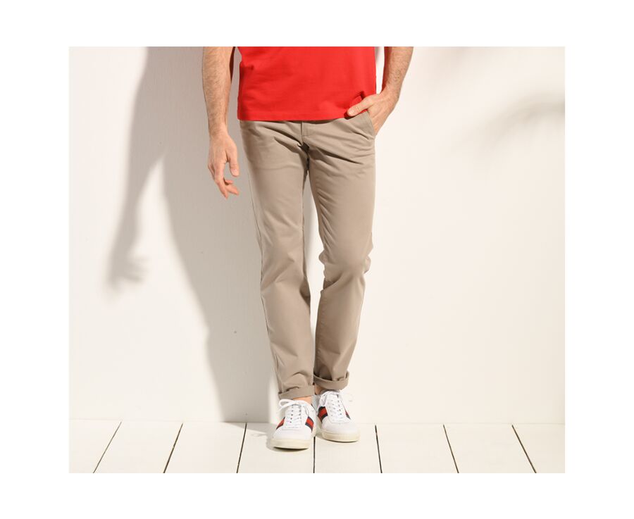 Pantalon chino homme Gris Vert - KYRK