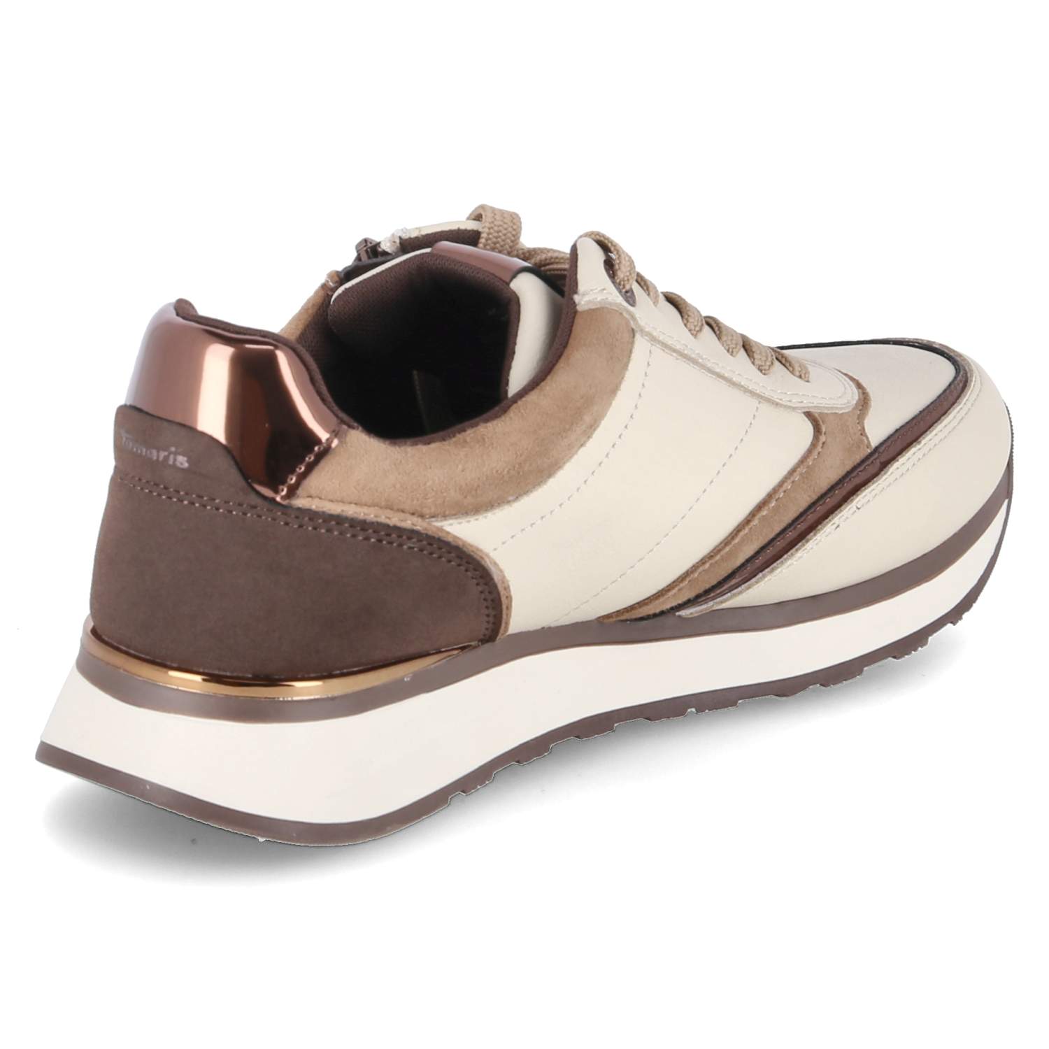 Tamaris Low Sneaker - chocolate comb