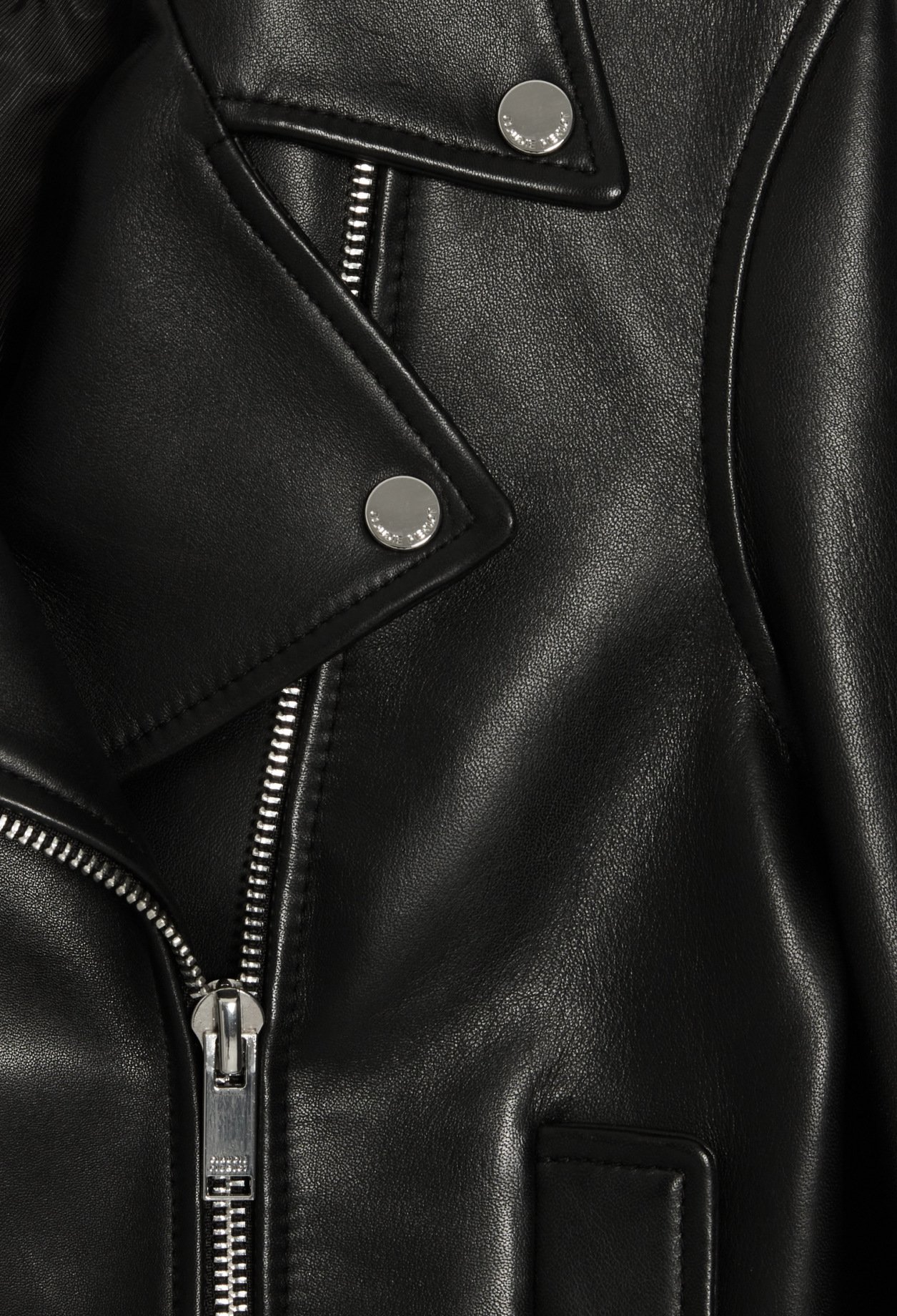 Blouson cuir noir