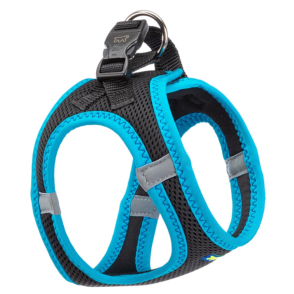 Harnais pour chiens kaori xs en nylon respirant, rembourré et réfléchissant