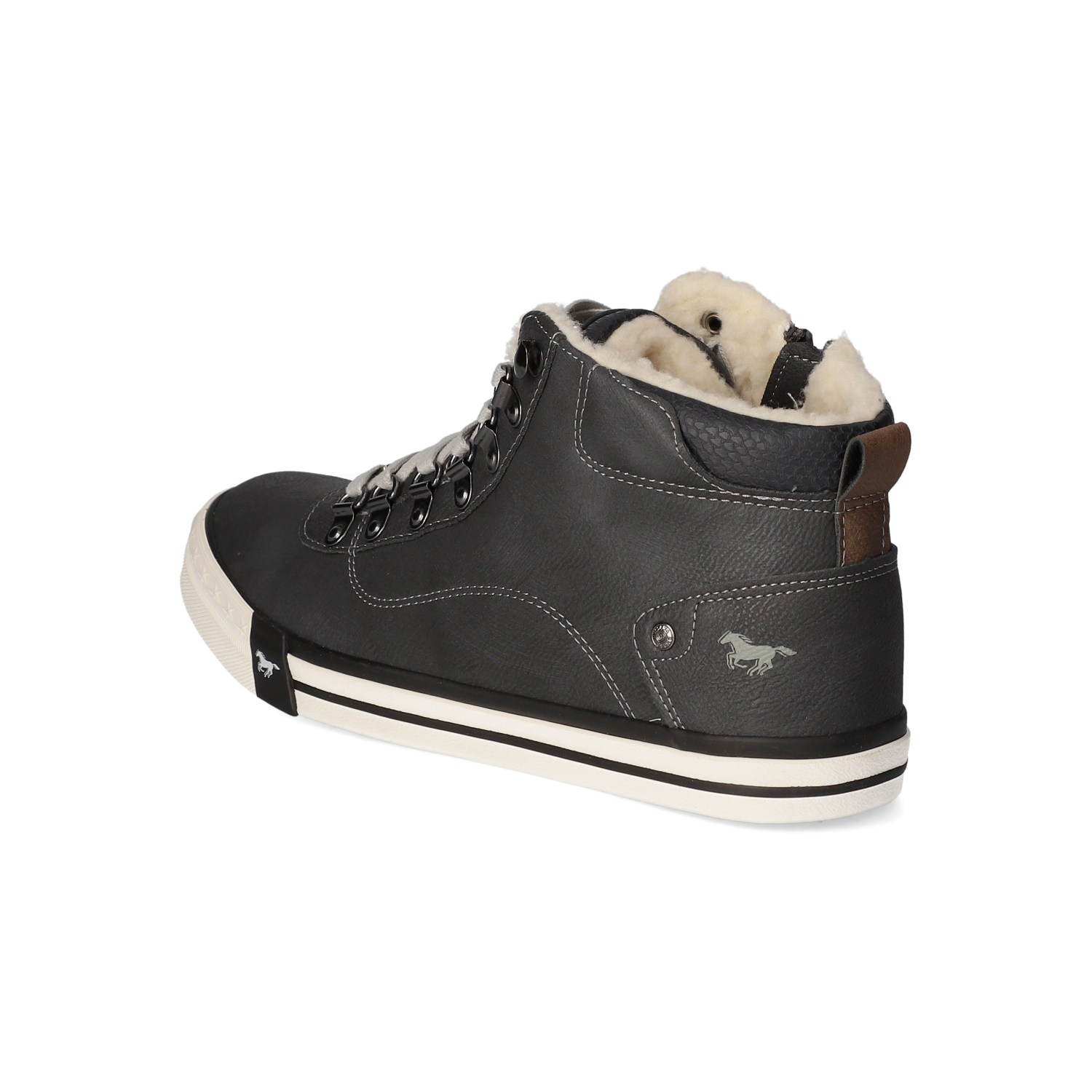 Mustang High Sneaker - schwarz