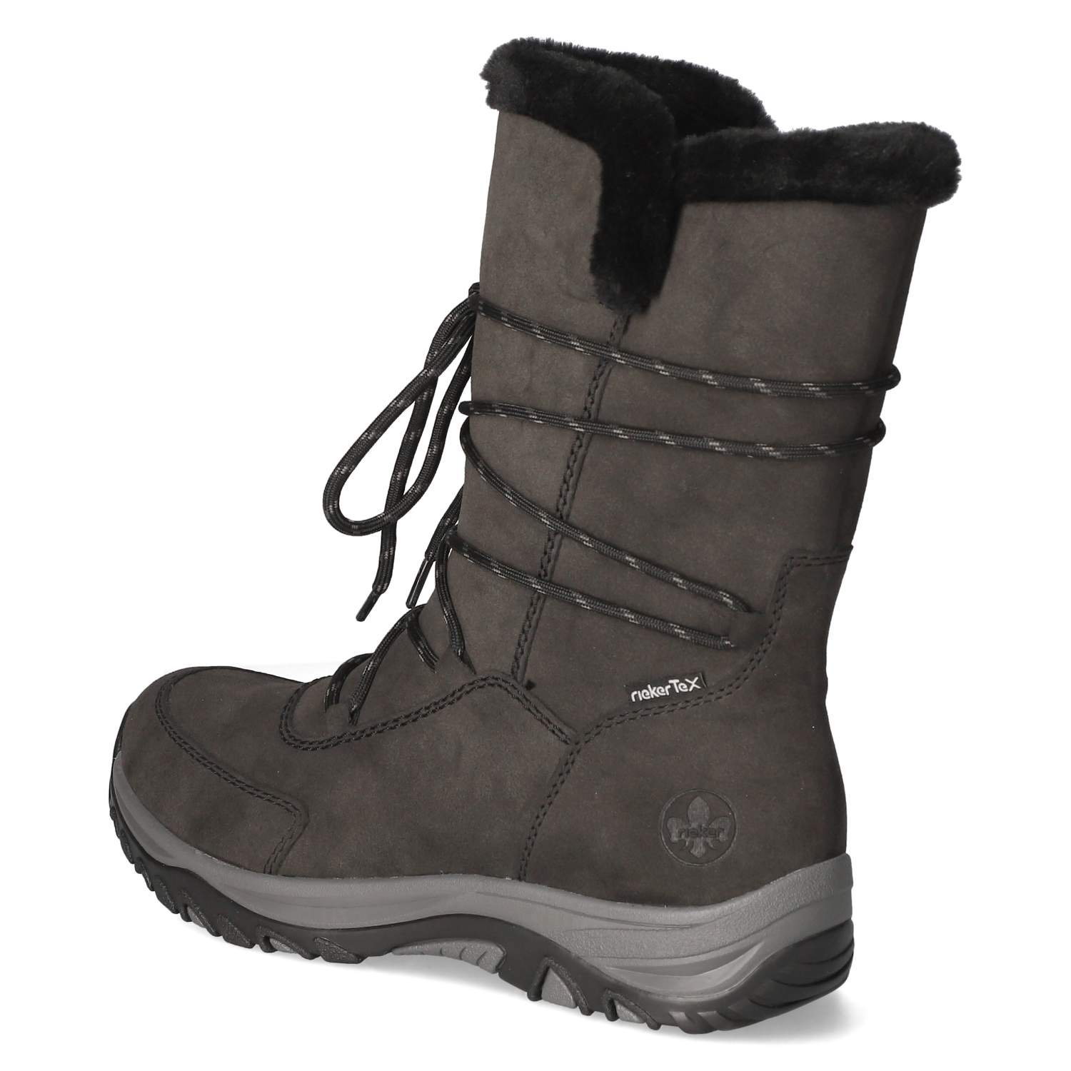 Rieker Schnürstiefel - grau