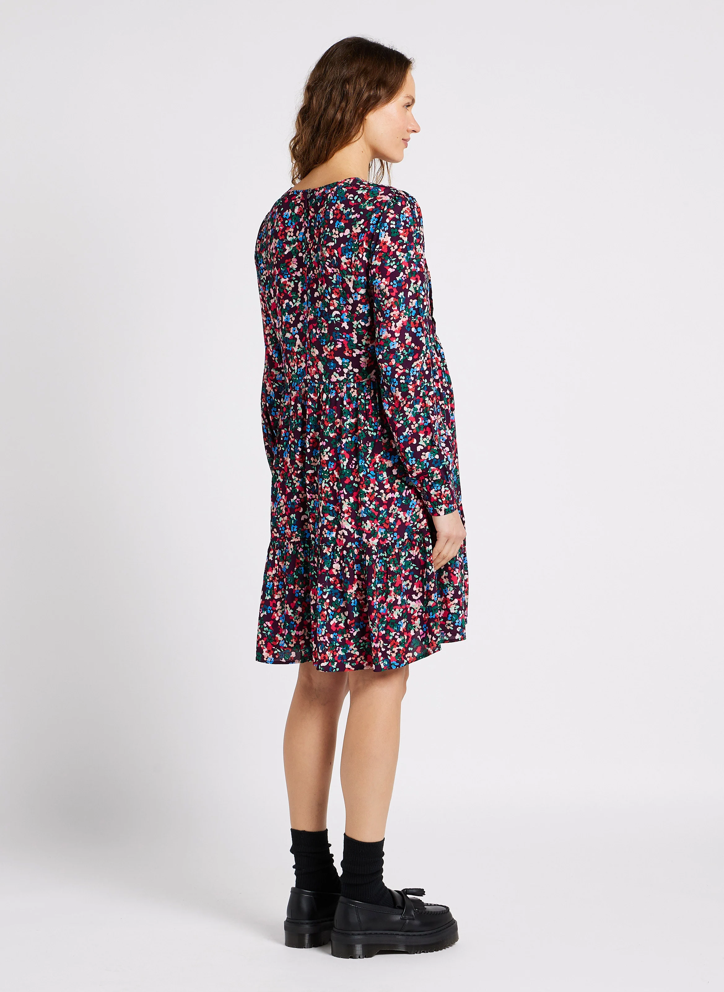 ASTRID - Robe courte allaitement | Multicolore