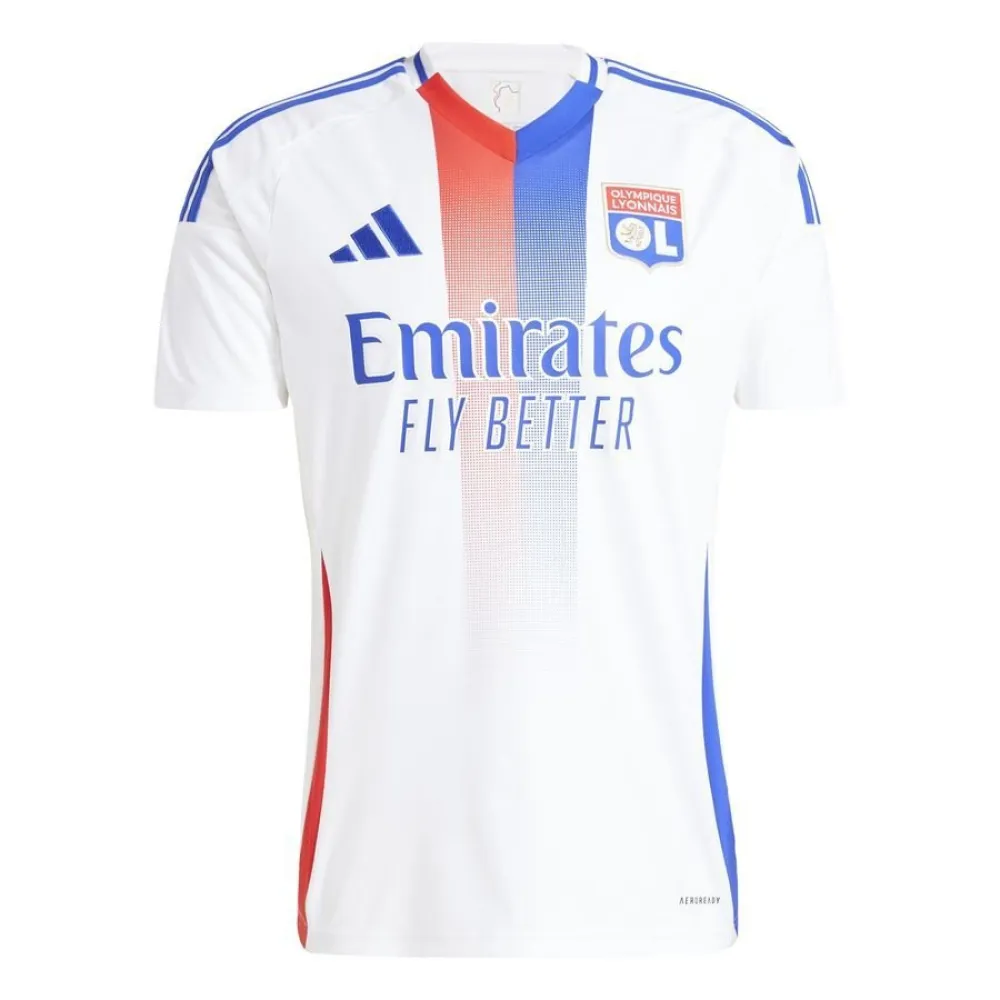 adidas Olympique Lyon 24/25 Heim kurzarm-T-shirt