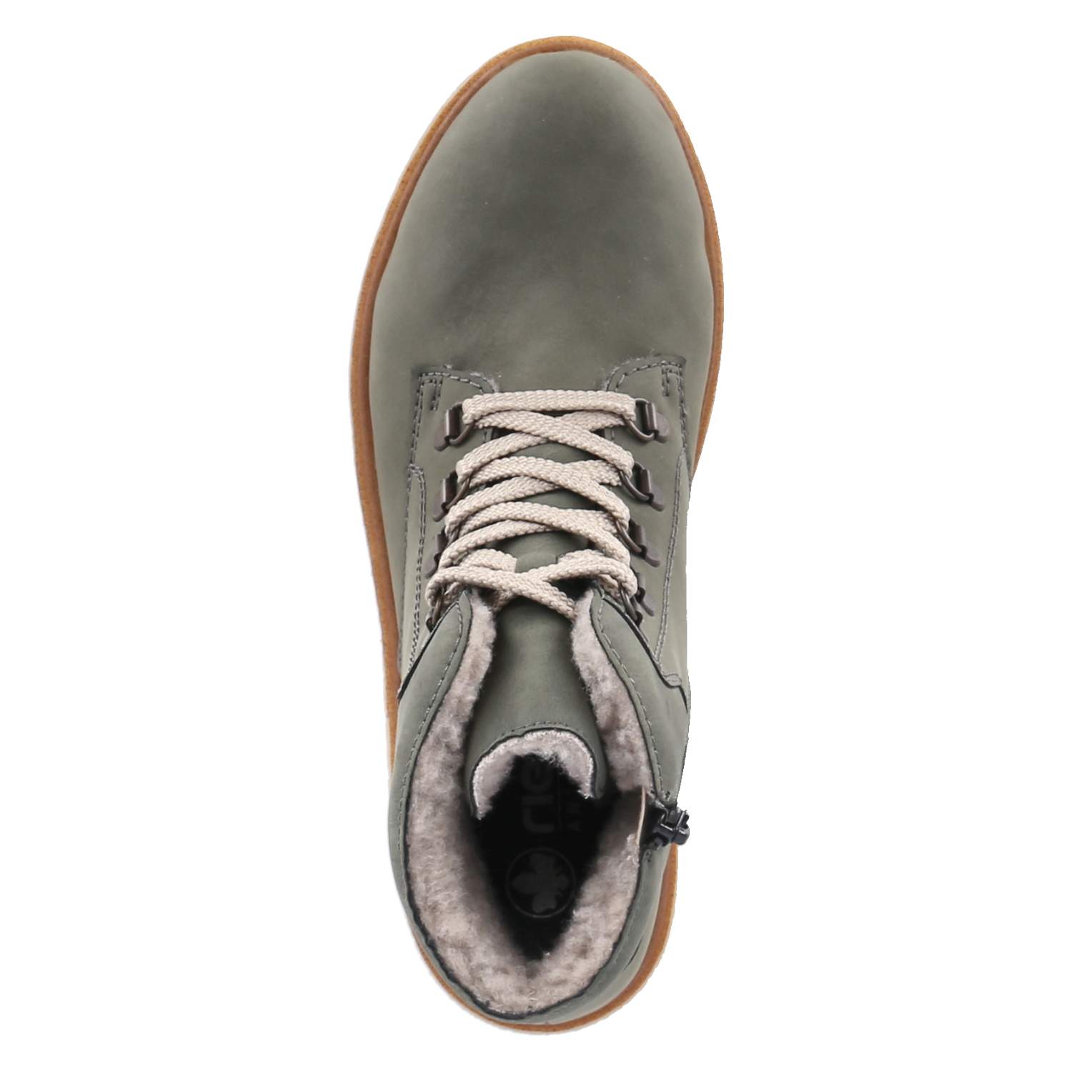 Rieker Schnürstiefeletten - grün