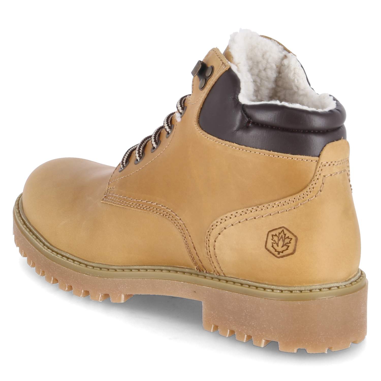Lumberjack Winterboots RIVER 2 - yellow/dk brown