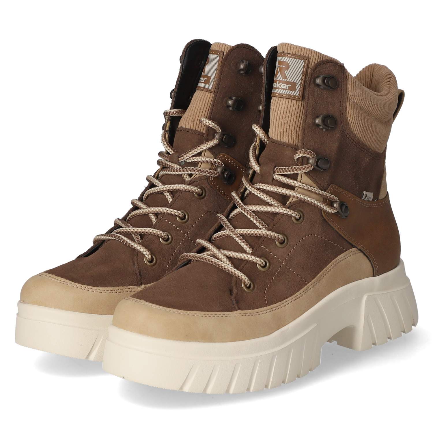 Rieker Evolution Schnürstiefeletten - braun