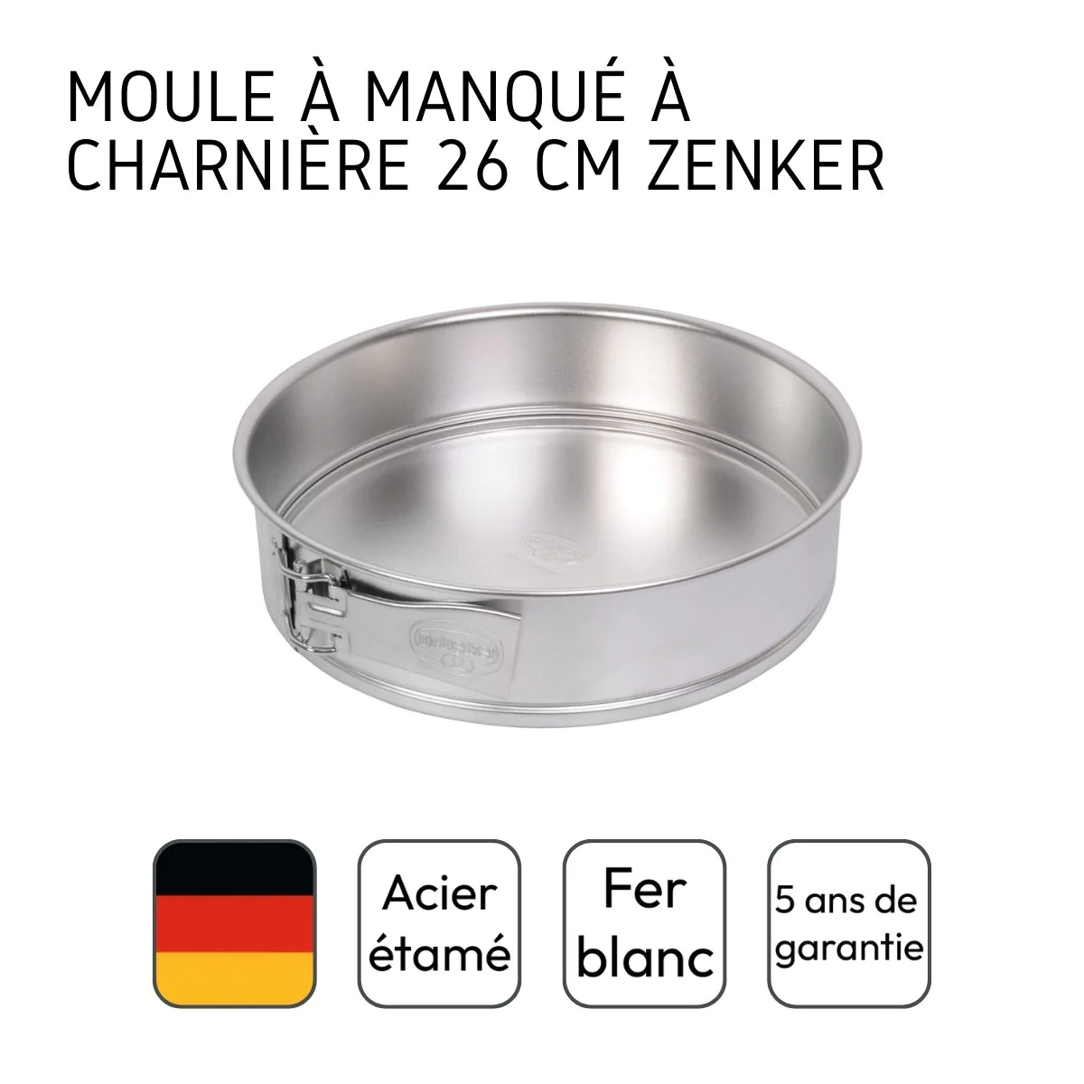 Moule à manqué à charnière 26 cm Classics Dr. Oetker