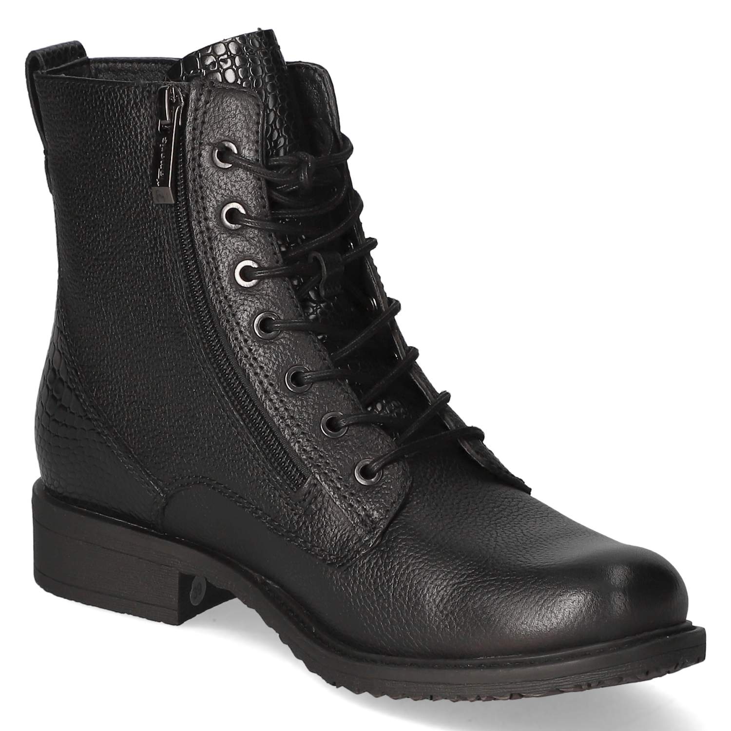 Tamaris Schnürstiefeletten - black