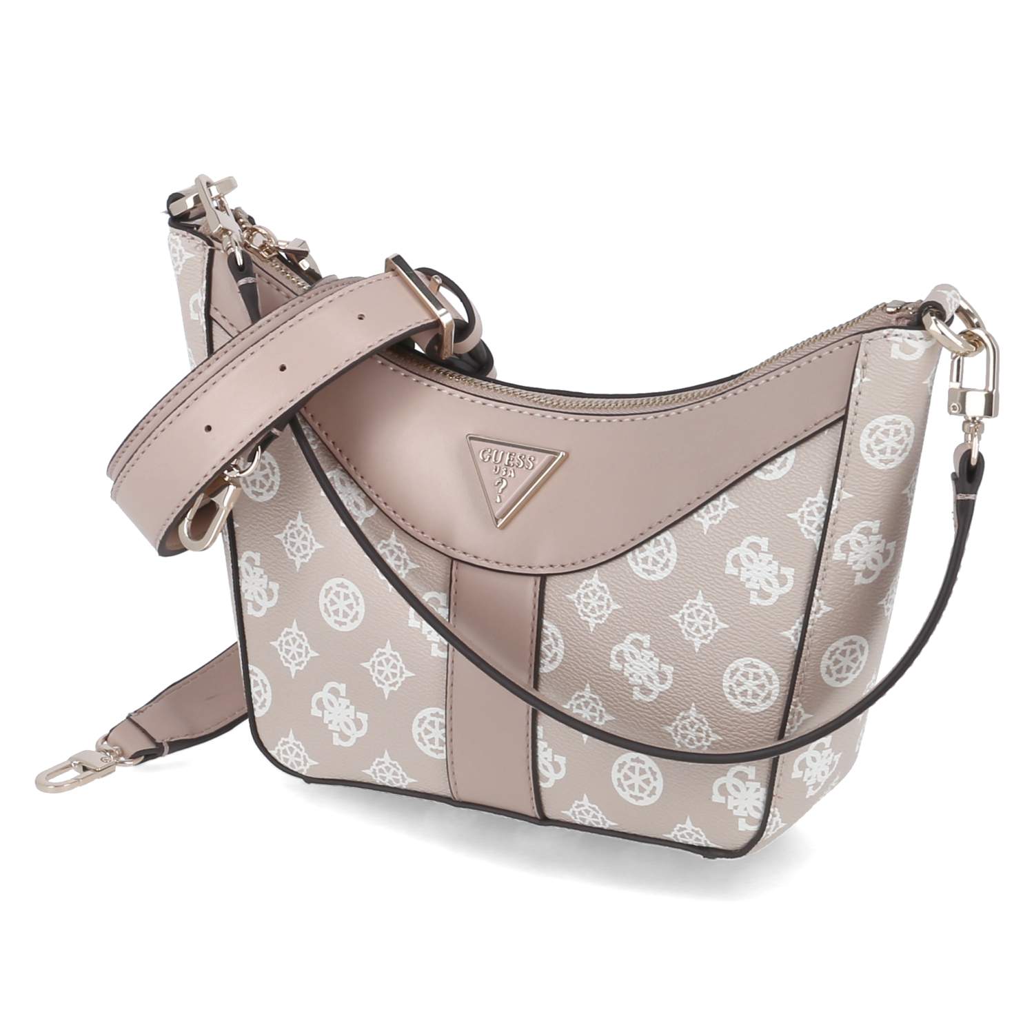 Guess Shoulder Bag DORYS - sand logo