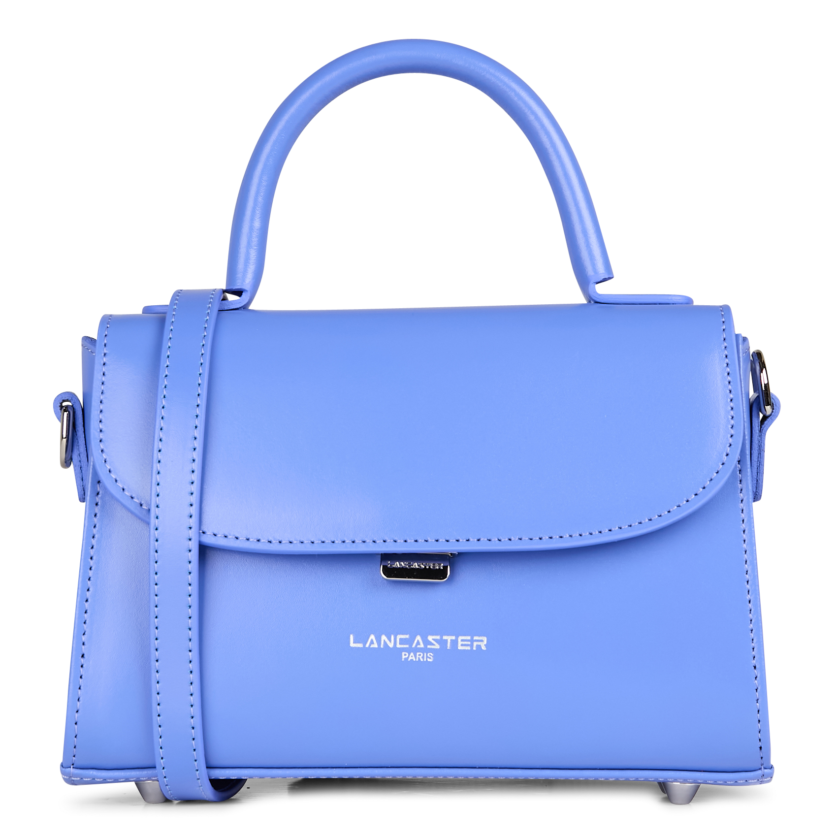 SUAVE EVEN - Sac porté épaule en cuir | Bleu