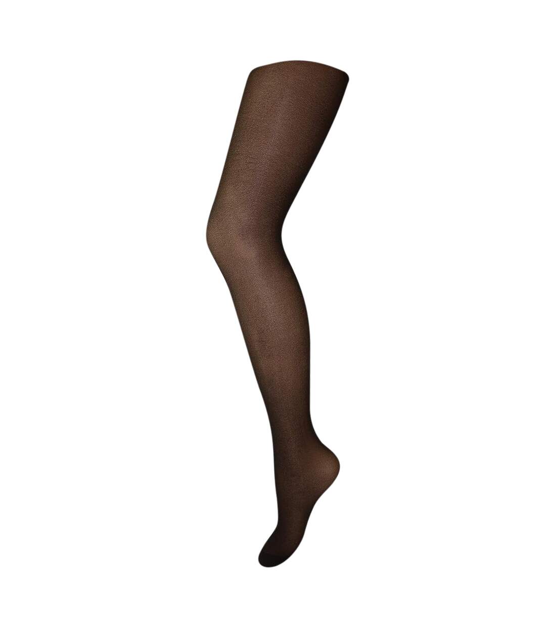 Cindy - Bas pour porte-jarretelles 15 deniers (1 paire) - Femme (Marron foncé) - UTLW110