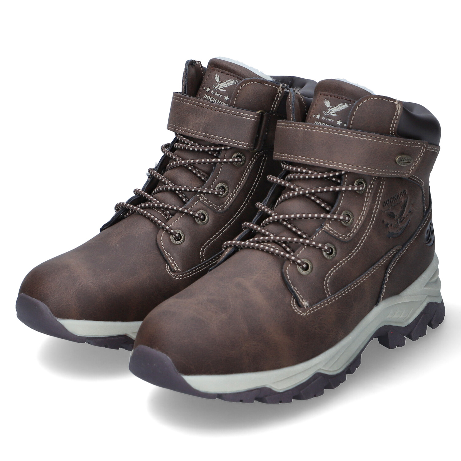 Dockers Winterstiefeletten - dunkelbraun/dk brown