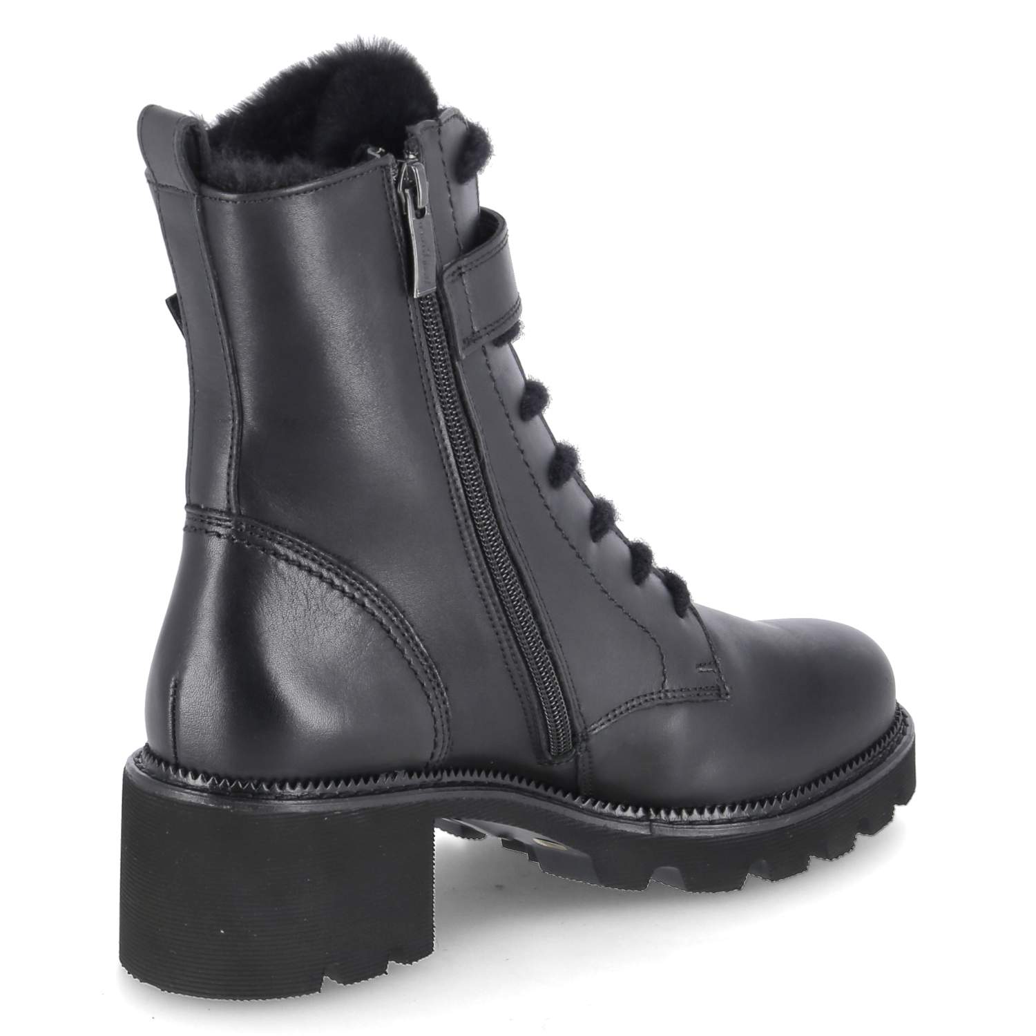 Paul Green Schnürstiefeletten - black
