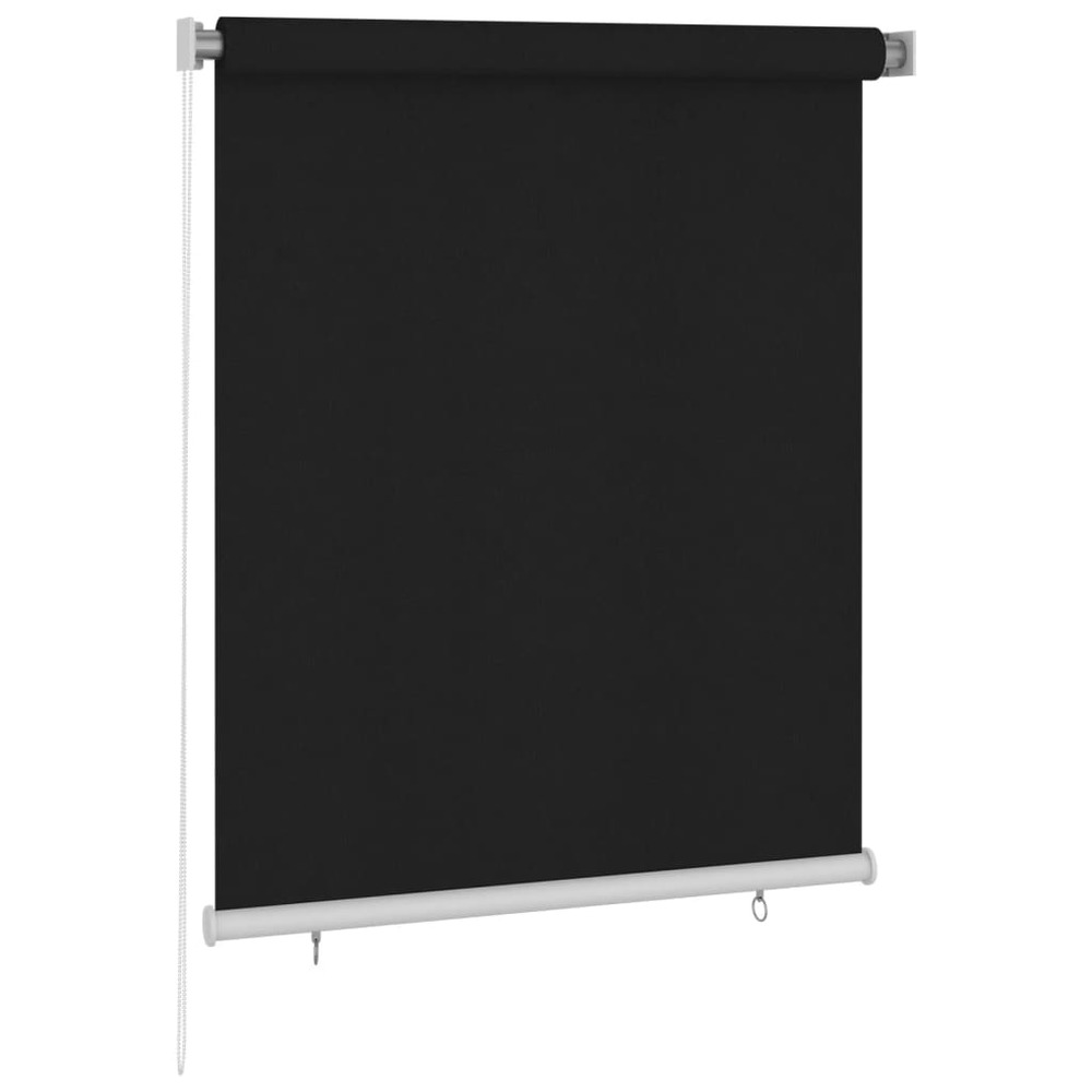 Store roulant d'extérieur 120x140 cm noir